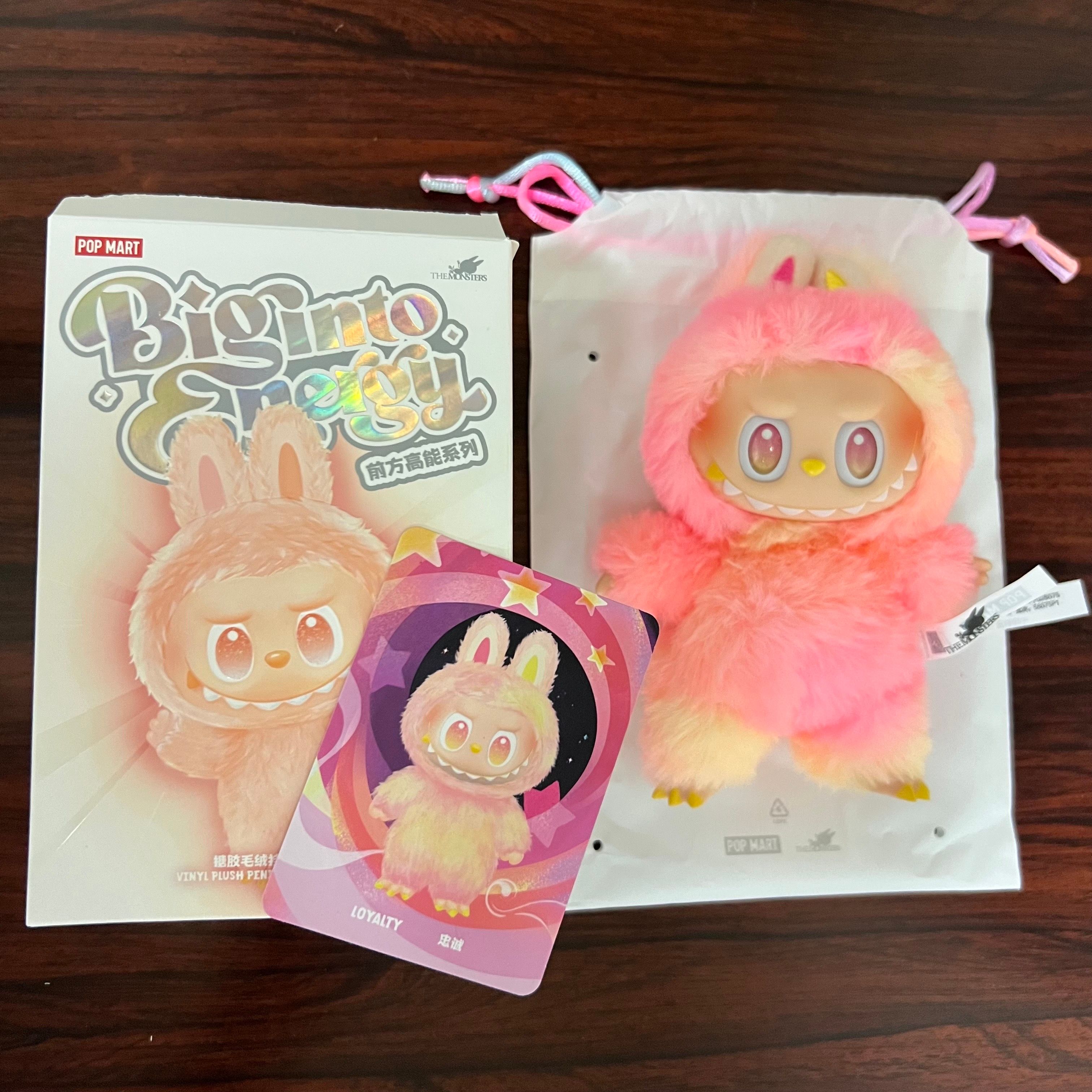 POP MART THE MONSTERS (LABUBU) Big into Energy Series Plush Pendant LOYALTY