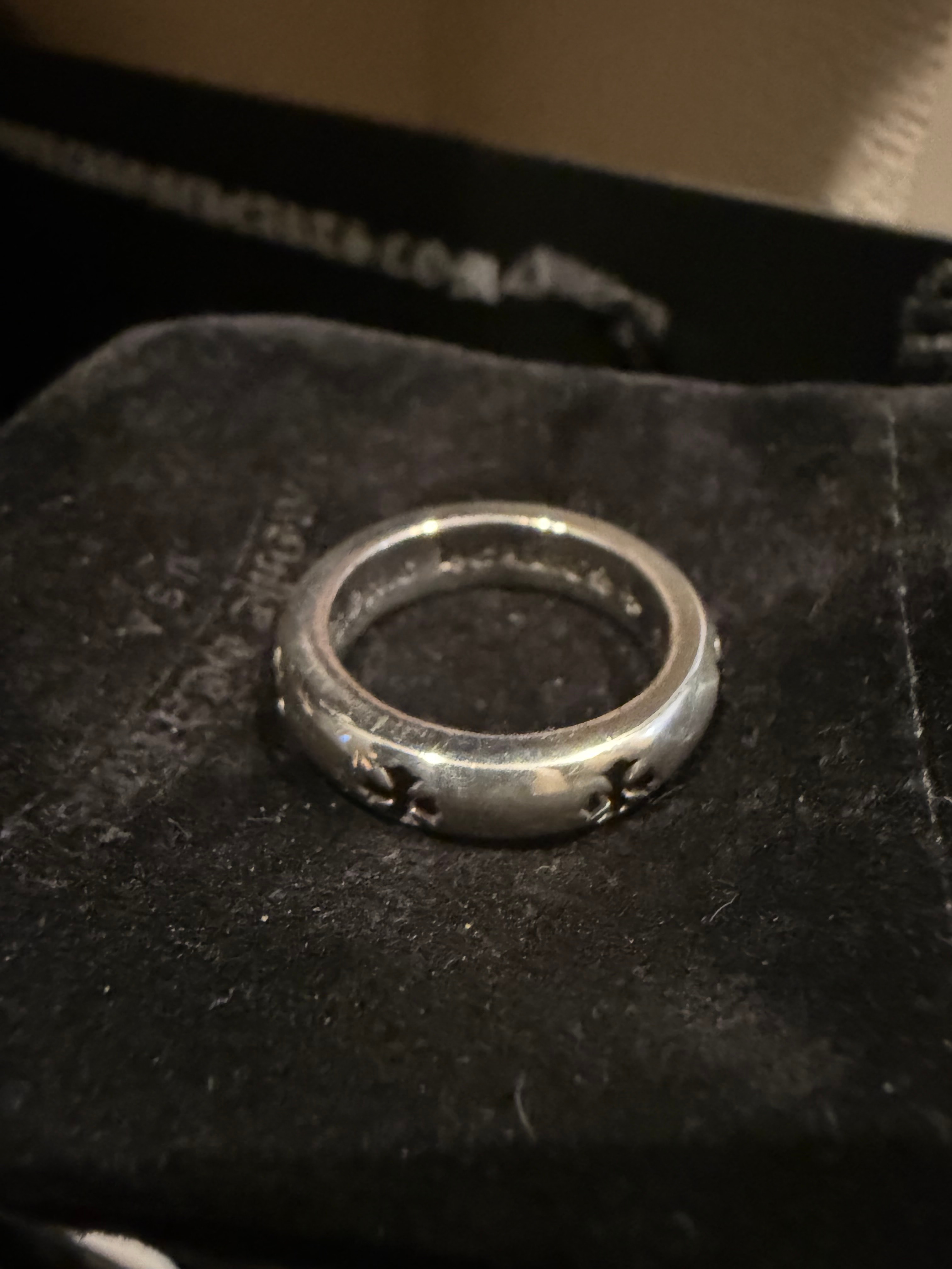 Chrome Hearts Negative CH Plus Ring "Silver"