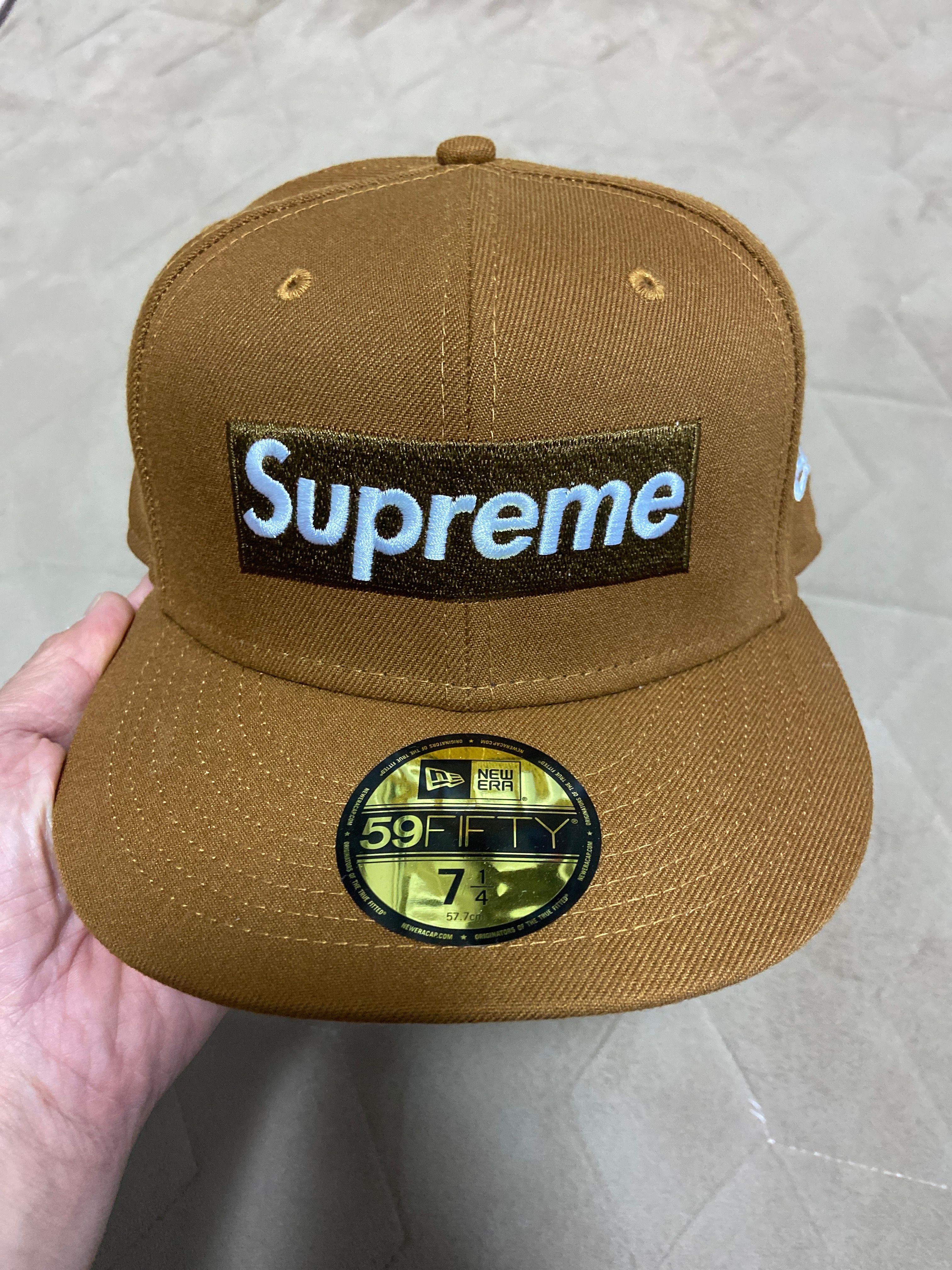 Supreme Money Box Logo New Era "Brown"