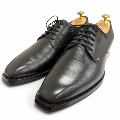 極美品 グッチ ドレスシューズ ブラック メンズ 9.5 643621