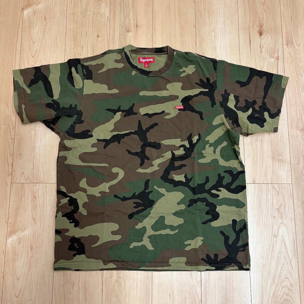 【supreme】迷彩ボックスロゴT ブラック　M 23fw Supreme Box Logo L/S Tee 