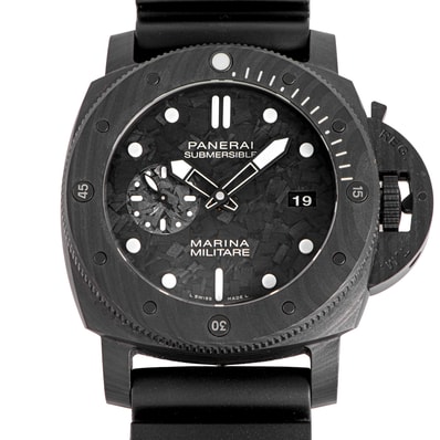 OFFICINE PANERAI オフィチーネパネライ サブマーシブル マリーナ ミリターレ カーボテック PAM00979 カーボン【中古】