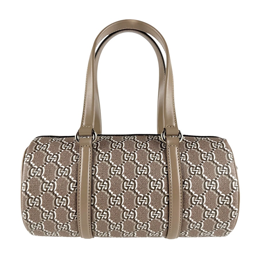 グッチ GUCCI ハンドバッグ ショルダーバッグ GGシャドウ PVCコーティングキャンバス ベージュ レディース 796230【中古】 z8664