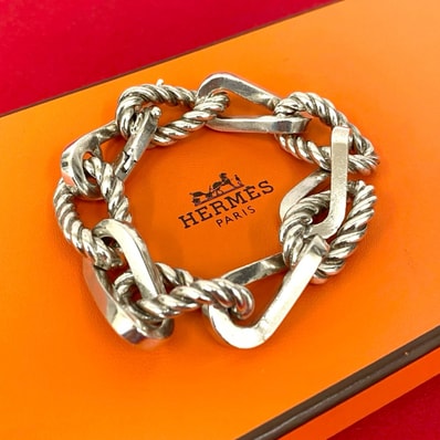 HERMES エルメス シャンボール GM シルバー925 ブレスレット シルバー
28628