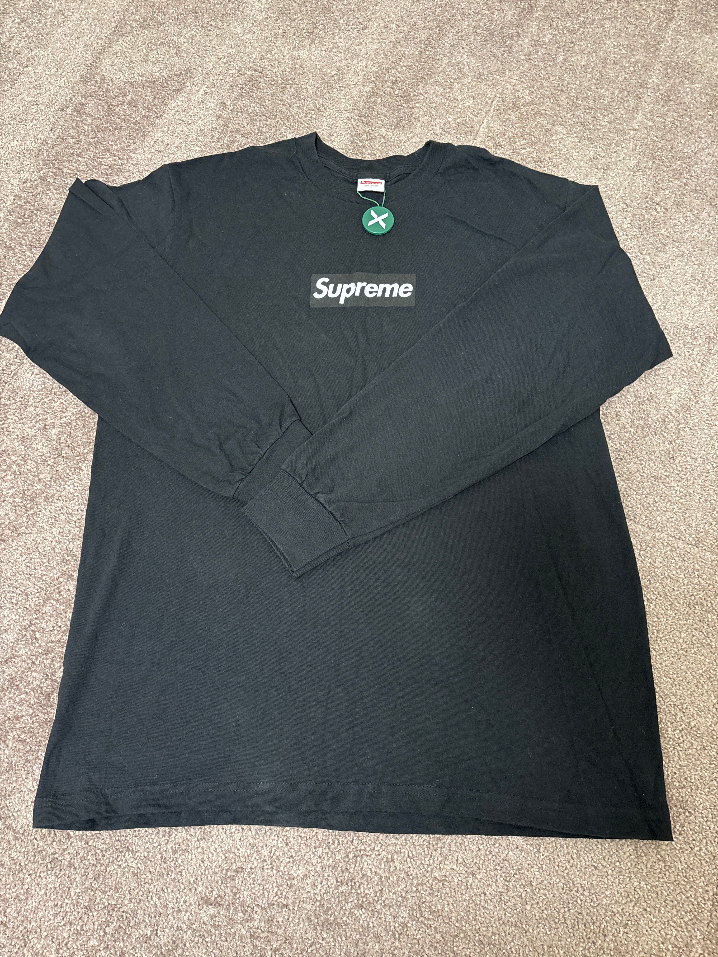 Supreme Box Logo L/S Tee "Black"