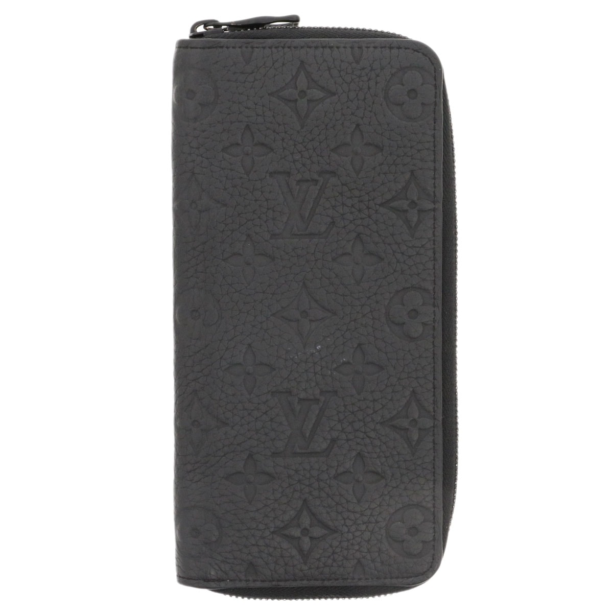 LOUIS VUITTON ルイ・ヴィトン ジッピーウォレット ヴェルティカル 長財布 M69047 モノグラムトリヨン ブラック  メンズ【中古】