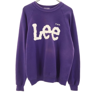 Lee リー 90s USA製 オールド 長袖 スウェット トレーナー L パープル
