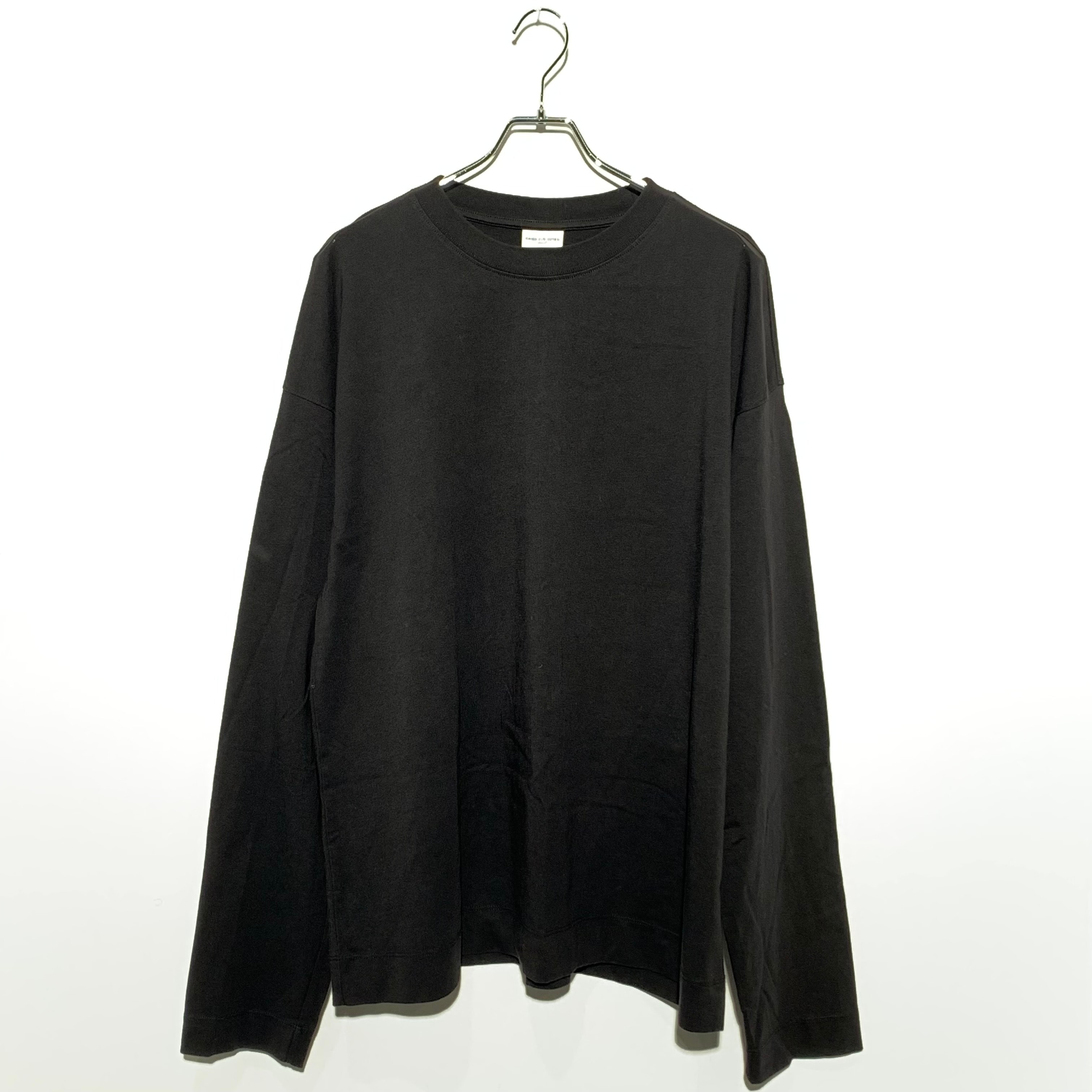DRIES VAN NOTEN Oversized Long-Sleeve T-Shirt Black