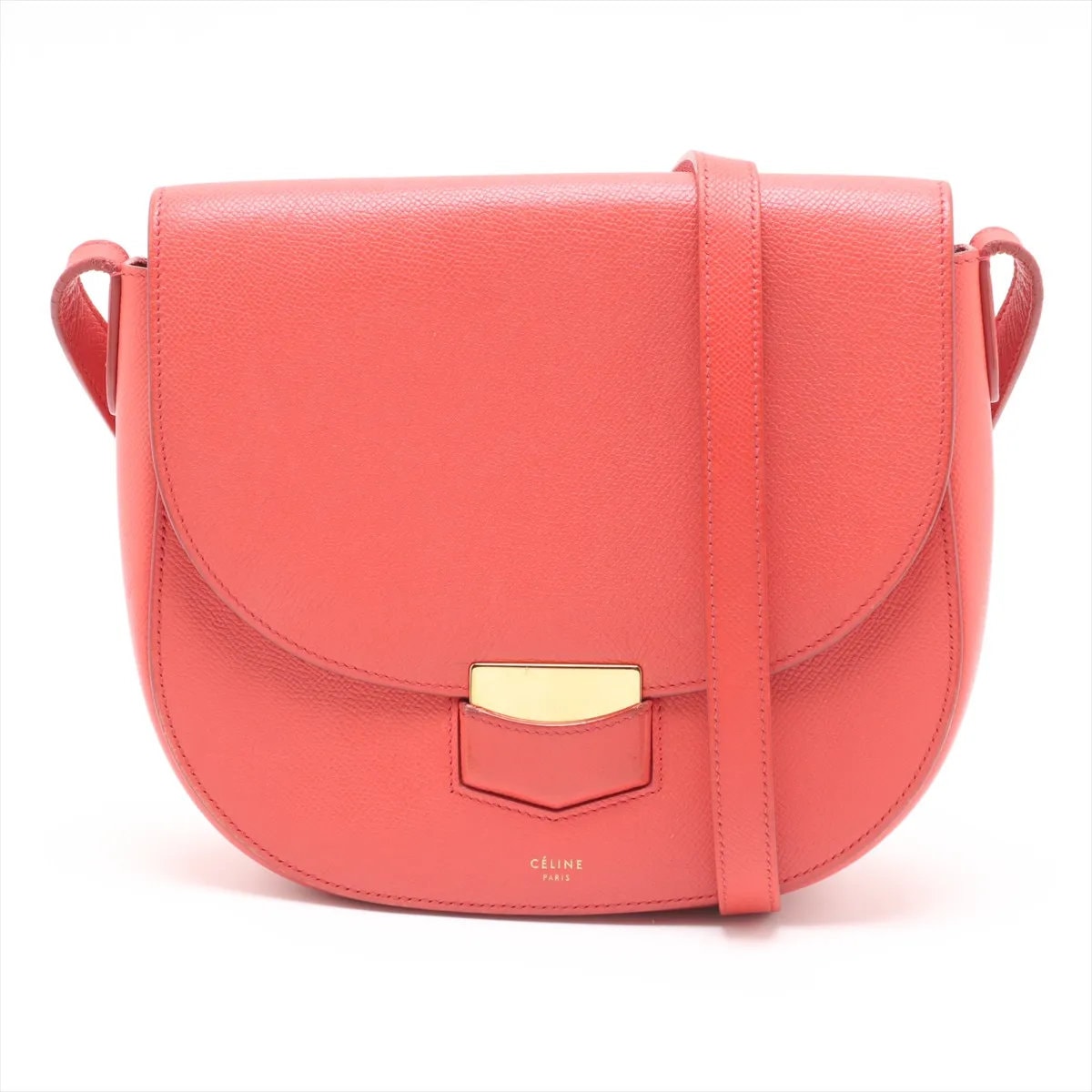 ■美品 セリーヌトロッター ショルダーバッグ レザー