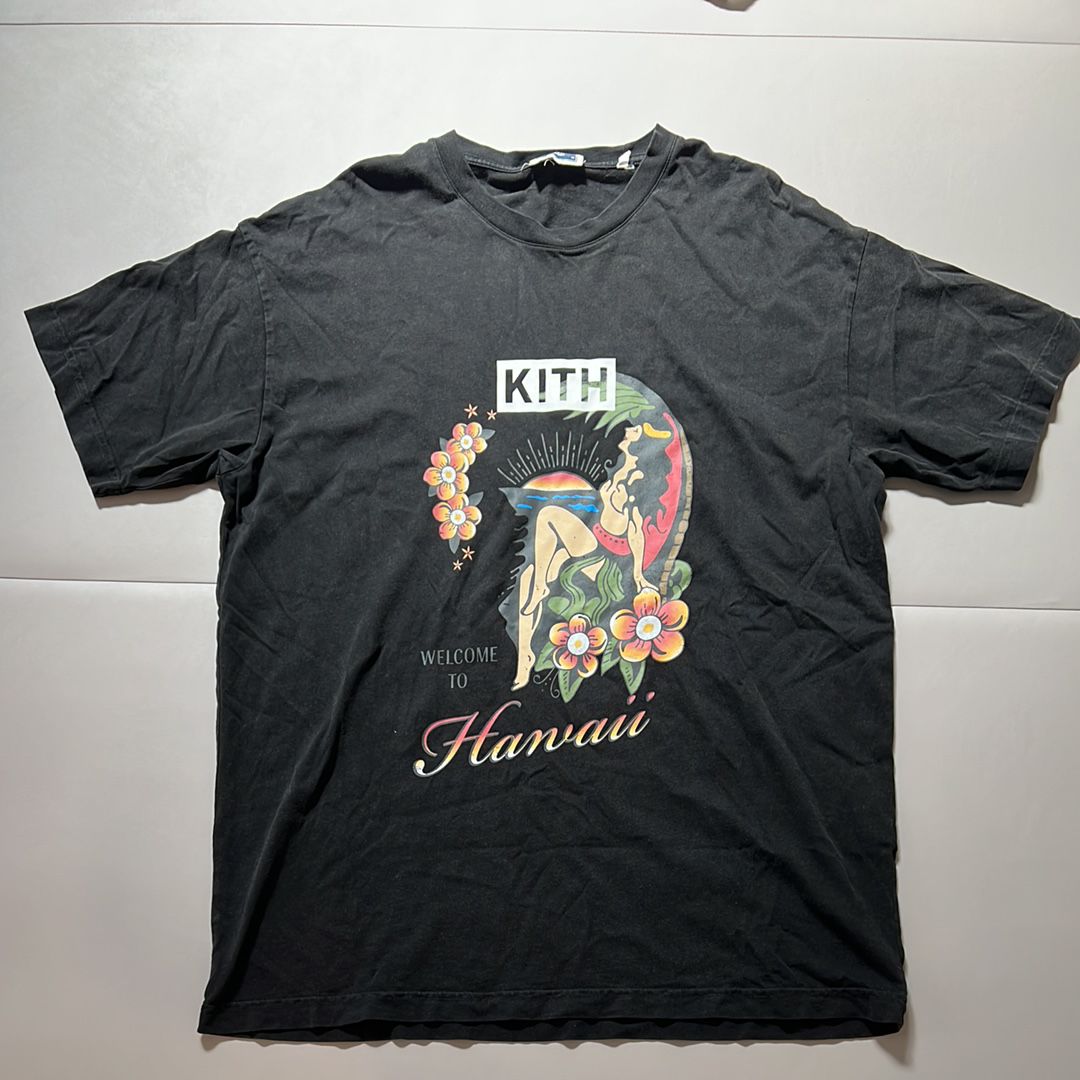 Kith Hawaii Souvenir Vintage Tee "Black"