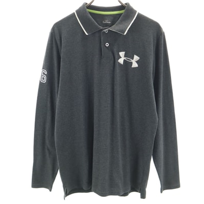 UNDER ARMOUR アンダーアーマー 長袖 ポロシャツ XL グレー