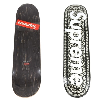 【中古】シュプリーム Supreme 2021年秋冬 Celtic Knot Skateboard スケートボード デッキ スケボー ブラック【サイズ8.5×32.125】【メンズ】