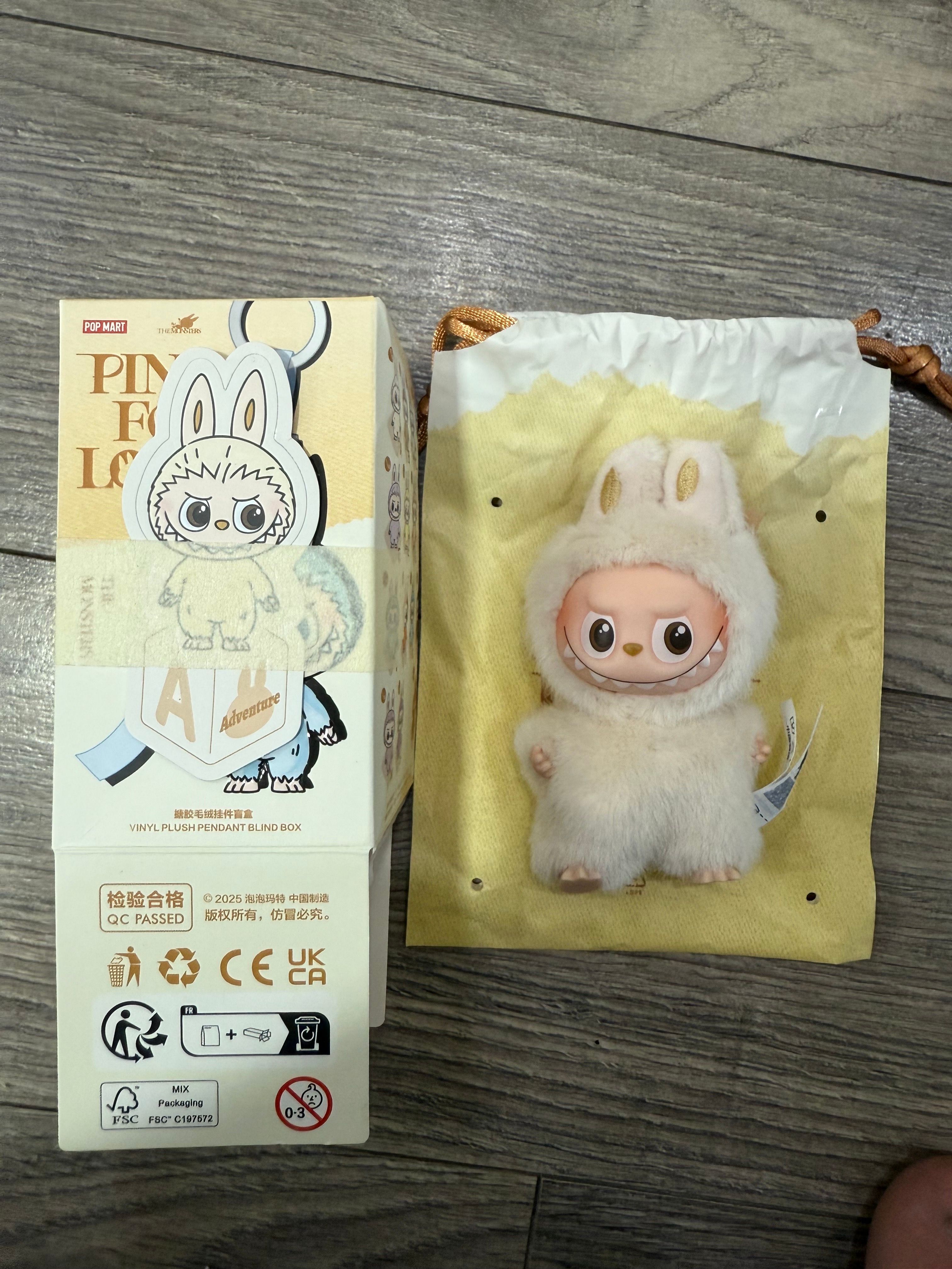 POP MART THE MONSTERS (LABUBU) Pin for Love Series-Vinyl Plush Pendant (A-M) A