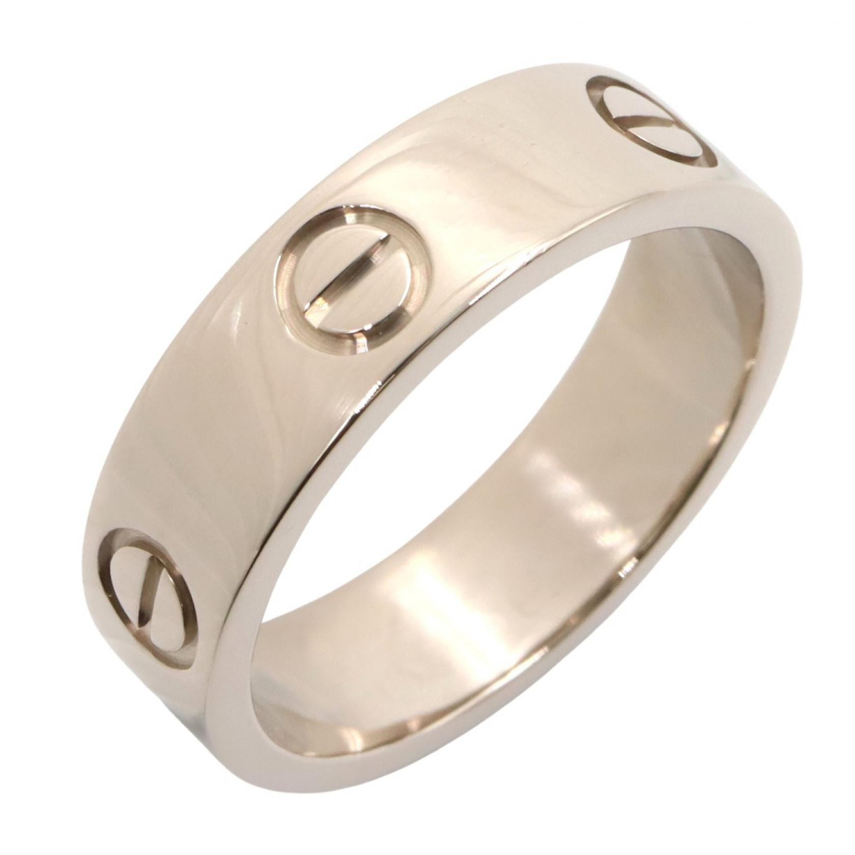カルティエ CARTIER ラブリング リング・指輪 ジュエリー K18WG(ホワイトゴールド) レディース シルバー系 B4084700 【中古】