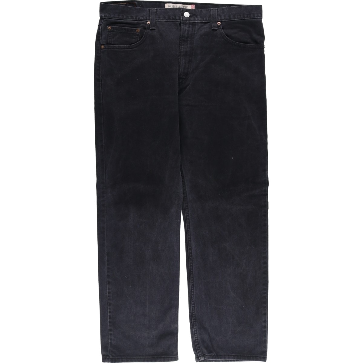 古着 リーバイス Levi's 505 REGULAR FIT ブラックデニム テーパードデニムパンツ メンズw37相当/eaa615318