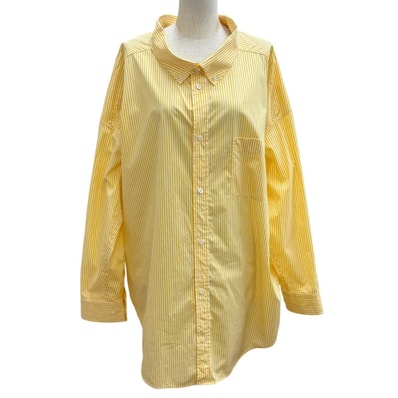 極美品 バレンシアガ 長袖シャツ イエロー レディース 34 622050