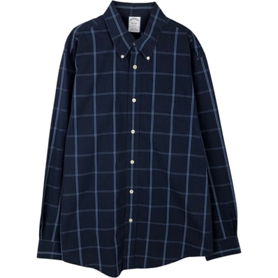 古着 ブルックスブラザーズ Brooks Brothers Est.1818 REGENT 長袖 ボタンダウンチェックシャツ メンズXL相当/eaa646554