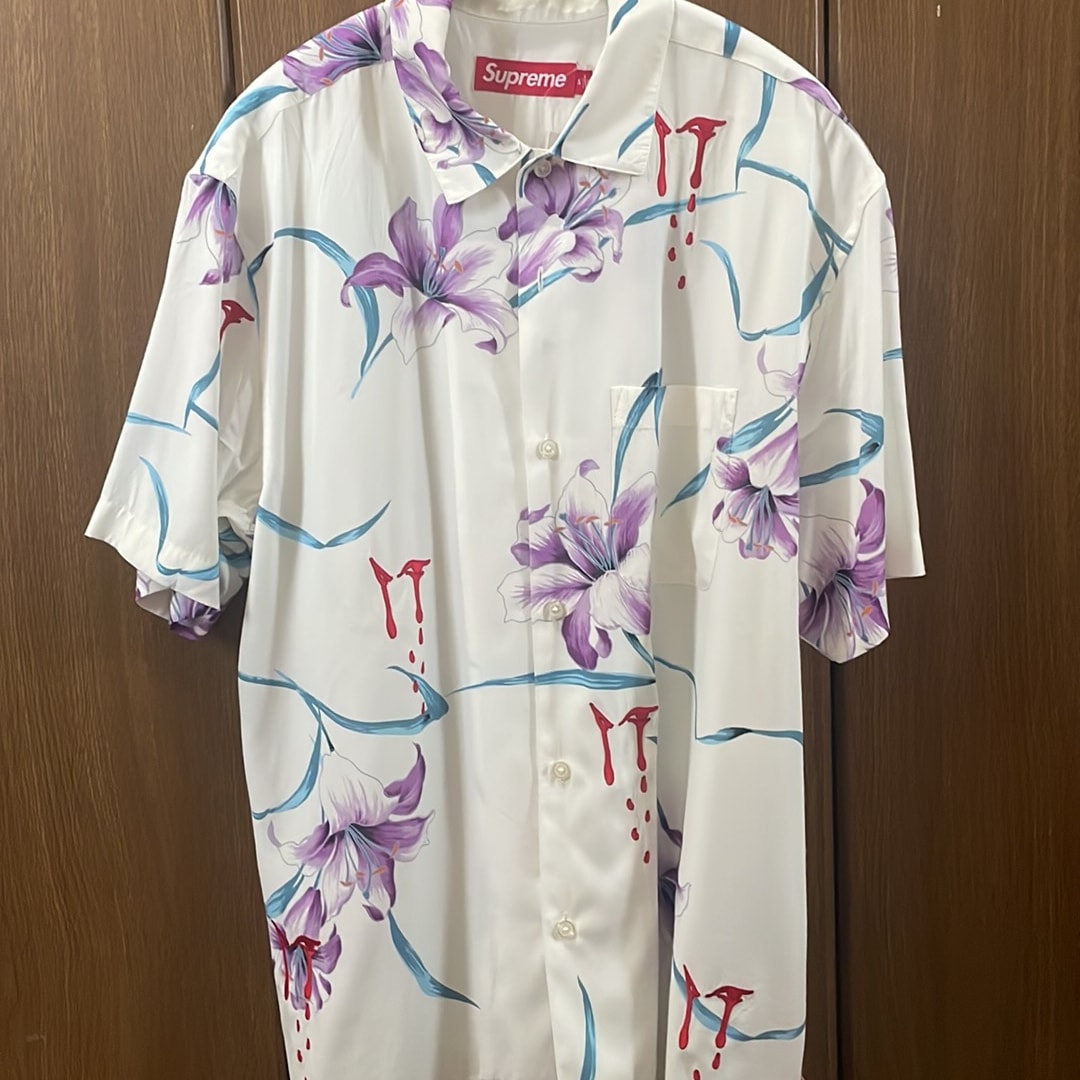 Supreme AOI Lilies S/S Shirt "White"