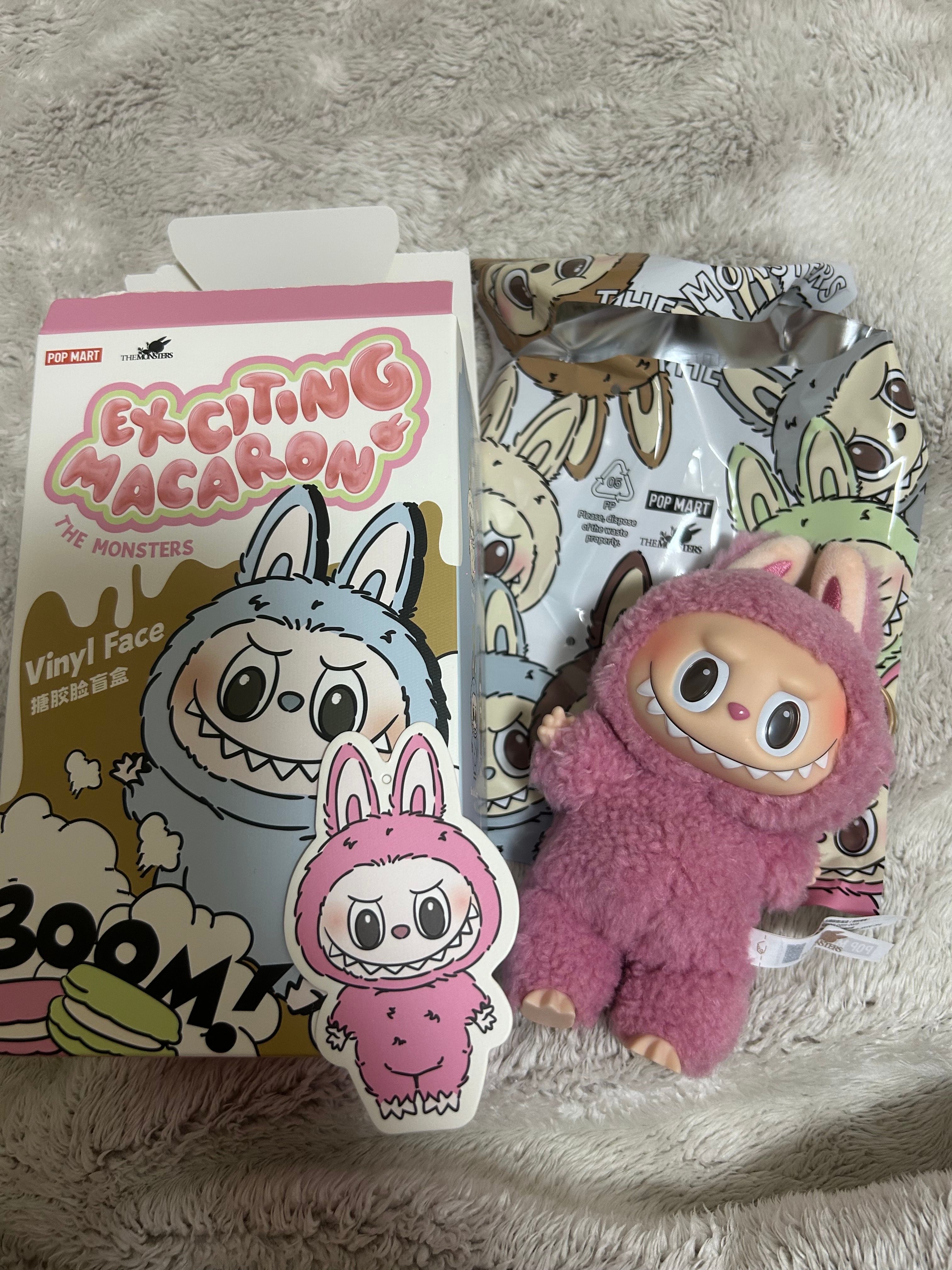 POP MART THE MONSTERS (LABUBU) Exciting Macaron Plush Series LYCHEE BERRY