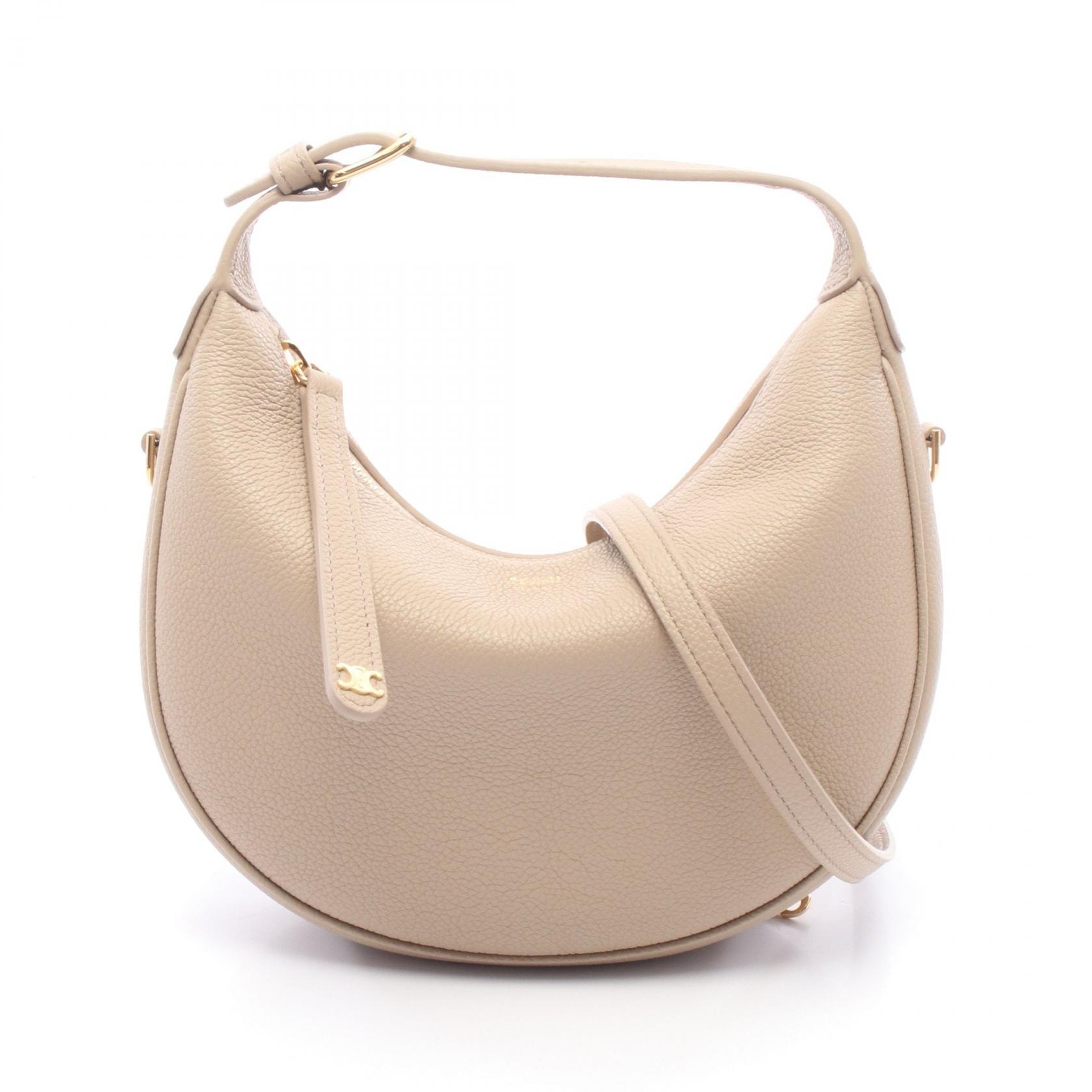セリーヌ CELINE ティーン ルル 2WAY ハンドバッグ バッグ レザー レディース ベージュ系 120723ENY03SA 【新品】
