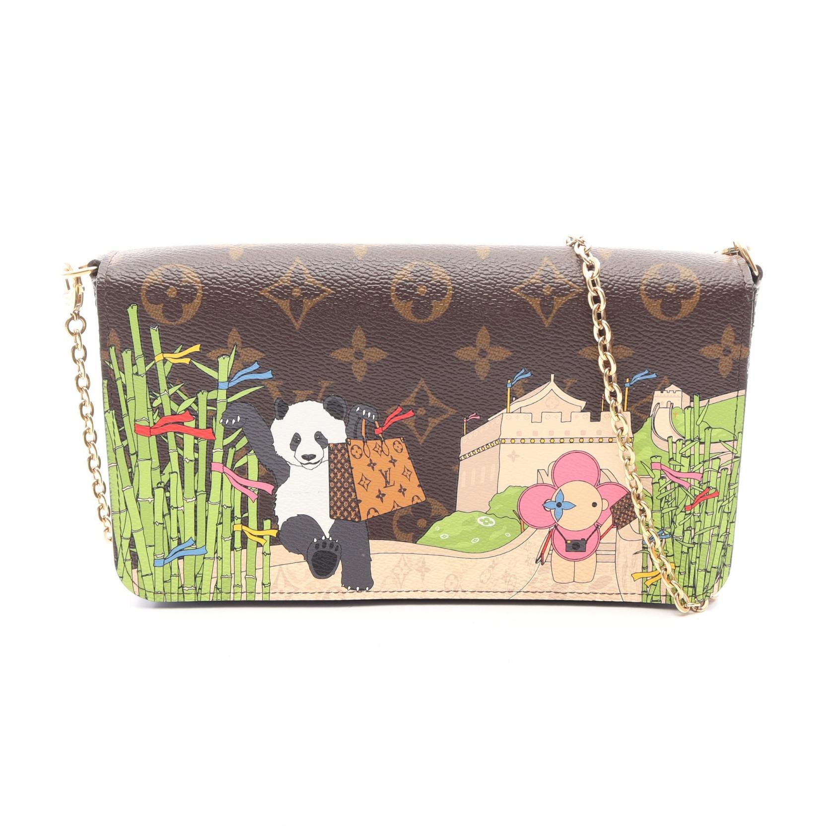 ルイ・ヴィトン LOUIS VUITTON ポシェット フェリシー モノグラム ヴィヴィエンヌ ショルダーバッグ バッグ PVCコーティングキャンバス モノグラム・ヴィヴィエンヌ レディース ブラウン系 / マルチカラー
