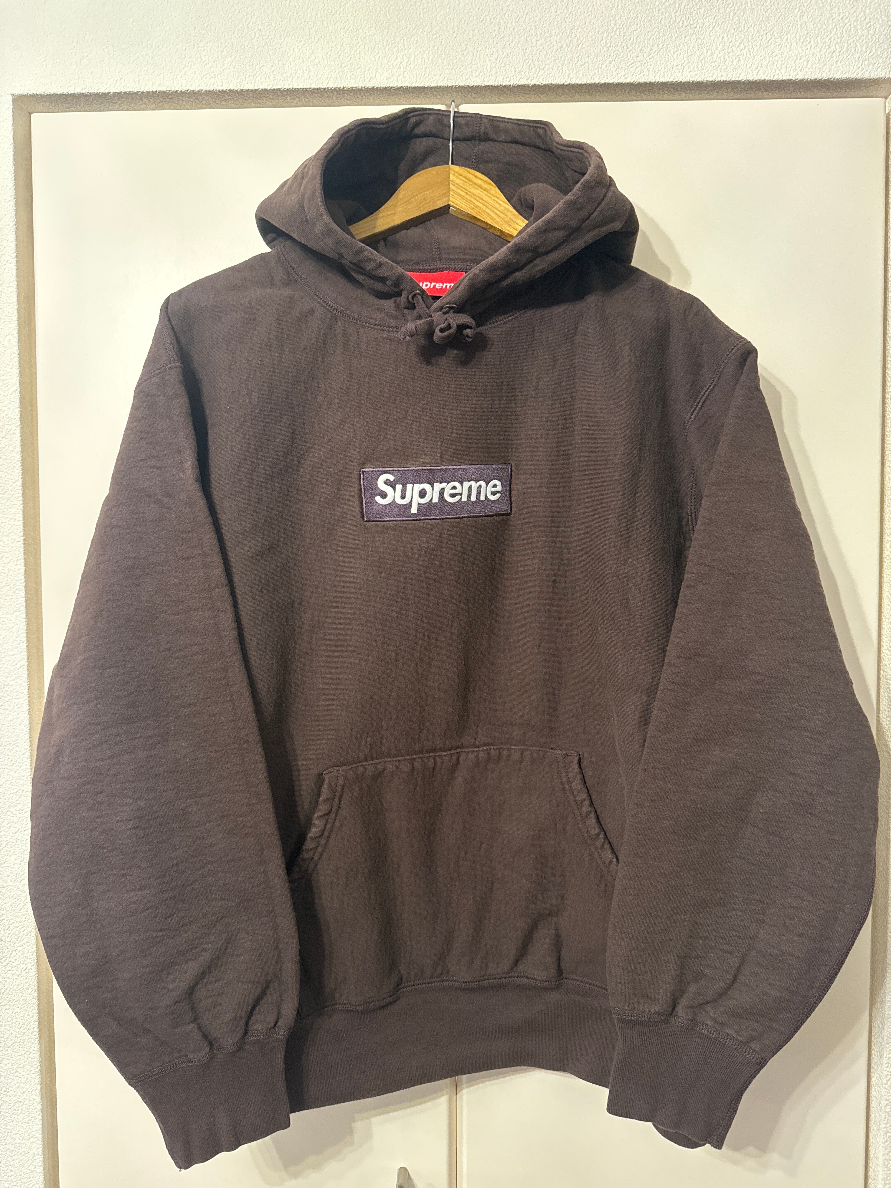Supreme Box Logo Hooded Sweatshirt "Dark Brown" (21FW)