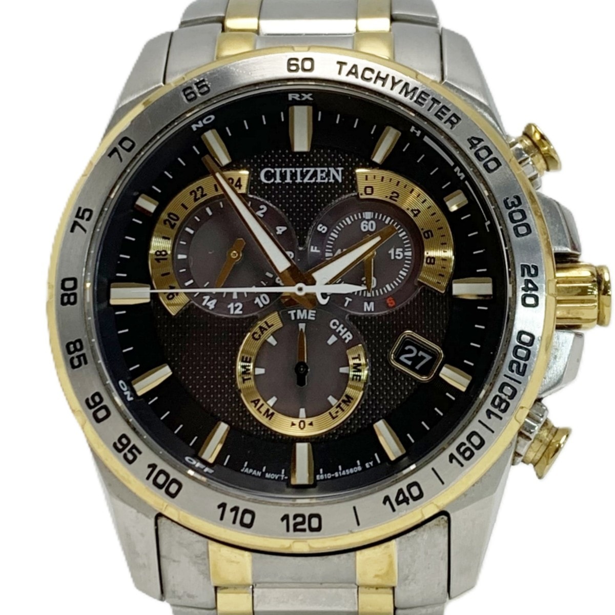 CITIZEN シチズン アテッサ エコドライブ E610-S104840 ソーラー充電 ステンレススチール