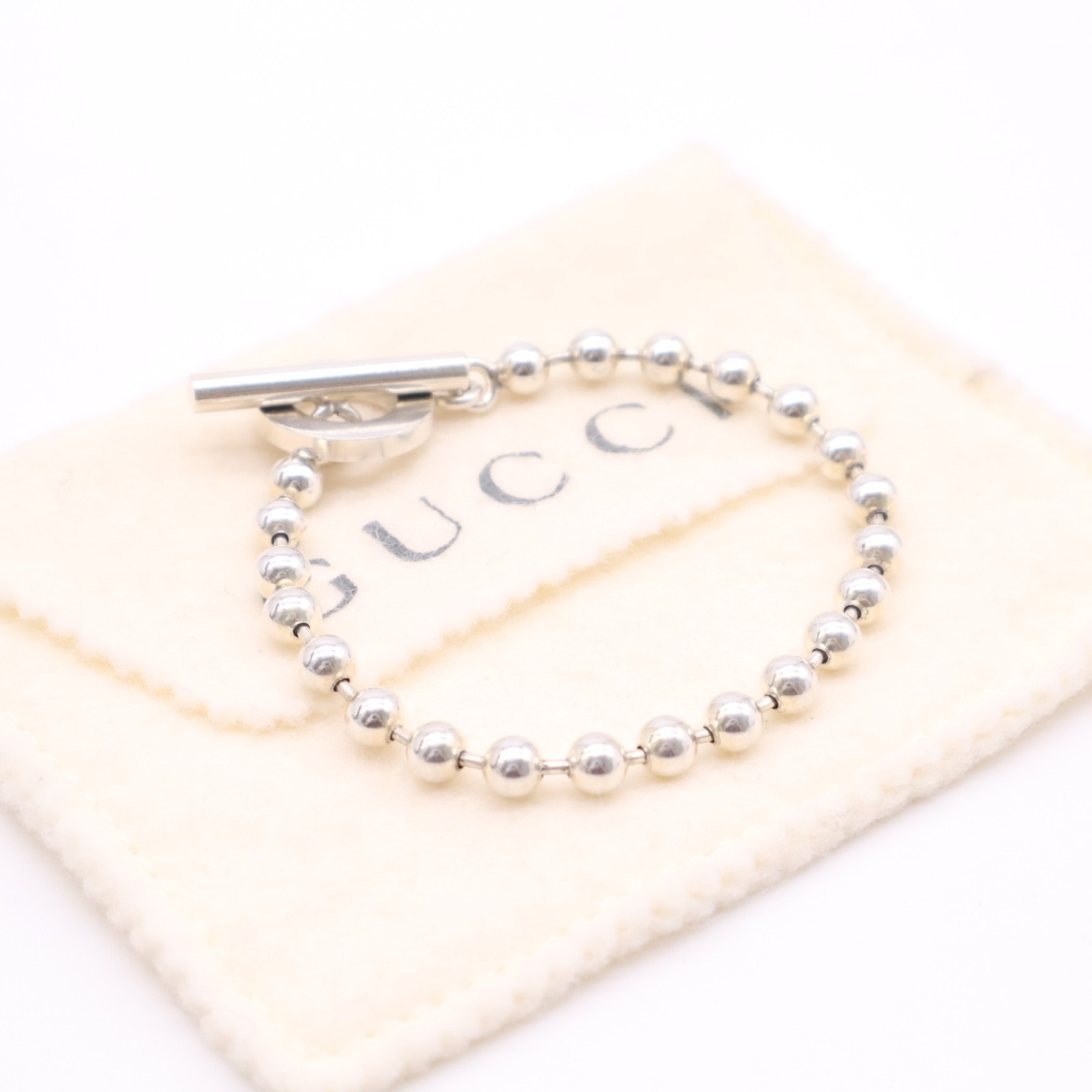 GUCCI グッチ ボールチェーン ブレスレット 925 010294 ブレスレット シルバー シルバー レディース