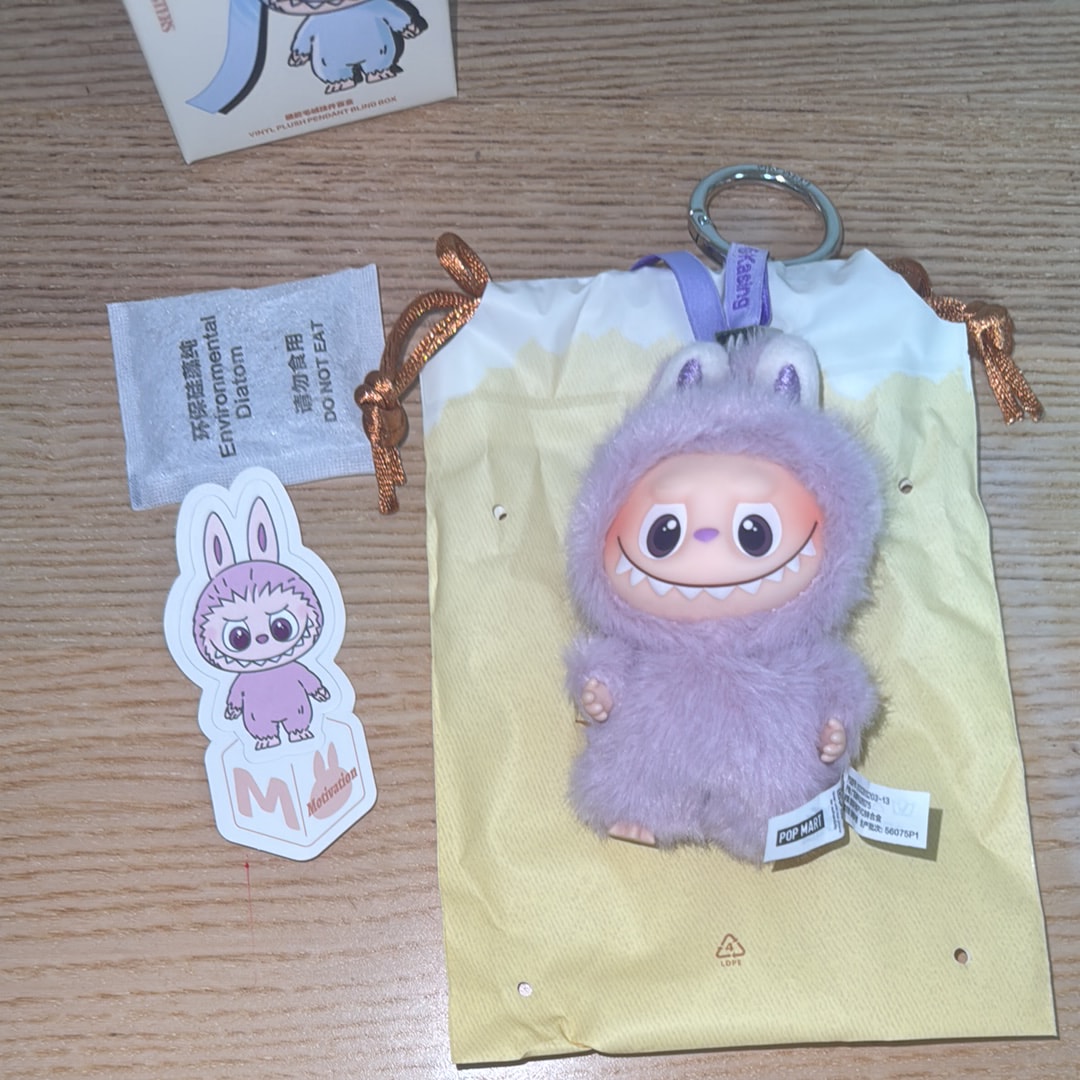 POP MART THE MONSTERS (LABUBU) Pin for Love Series-Vinyl Plush Pendant (A-M) M