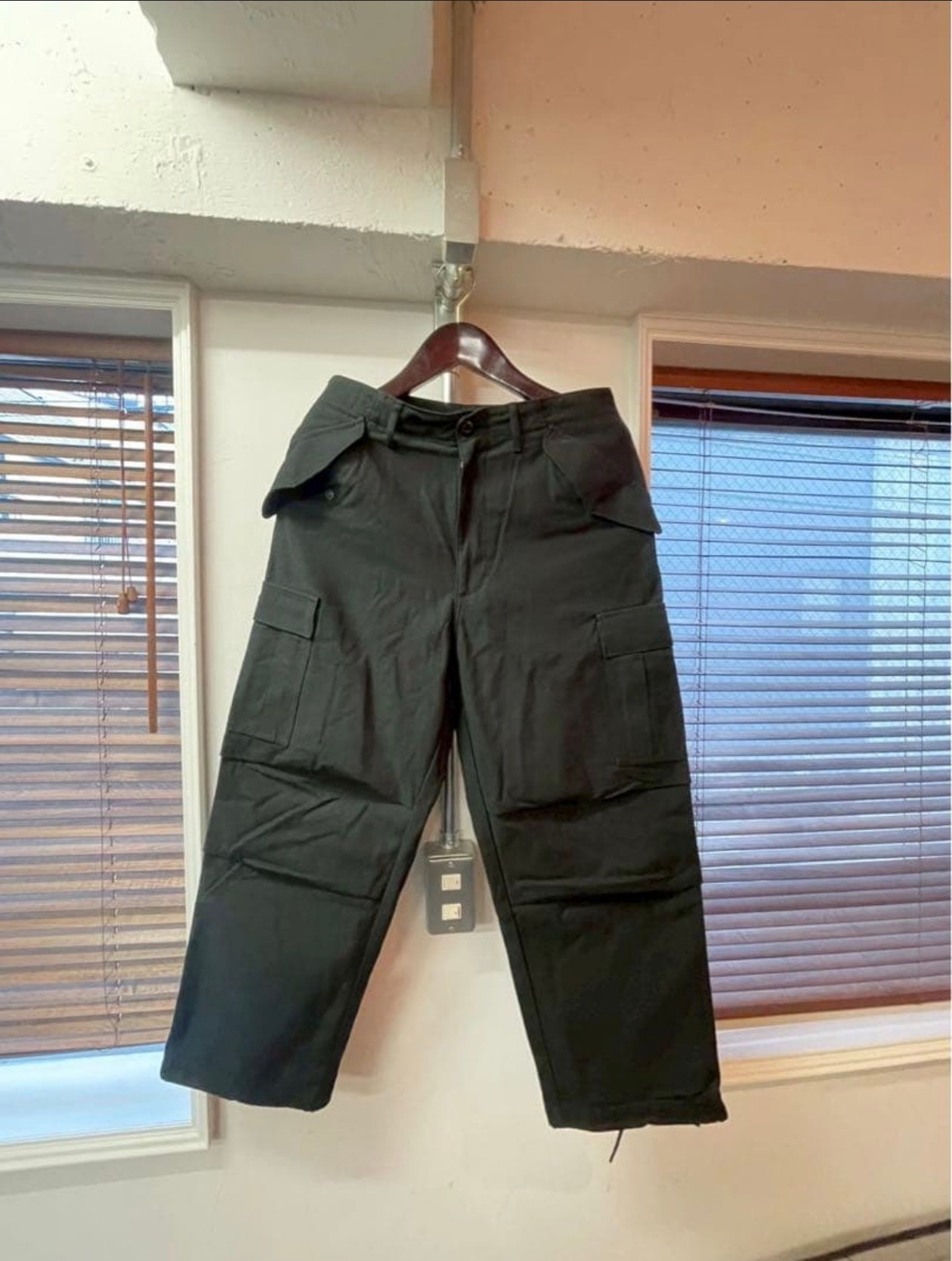 WTAPS MILT9601 / Trousers / Cotton. Ripstop. Identity "Black"