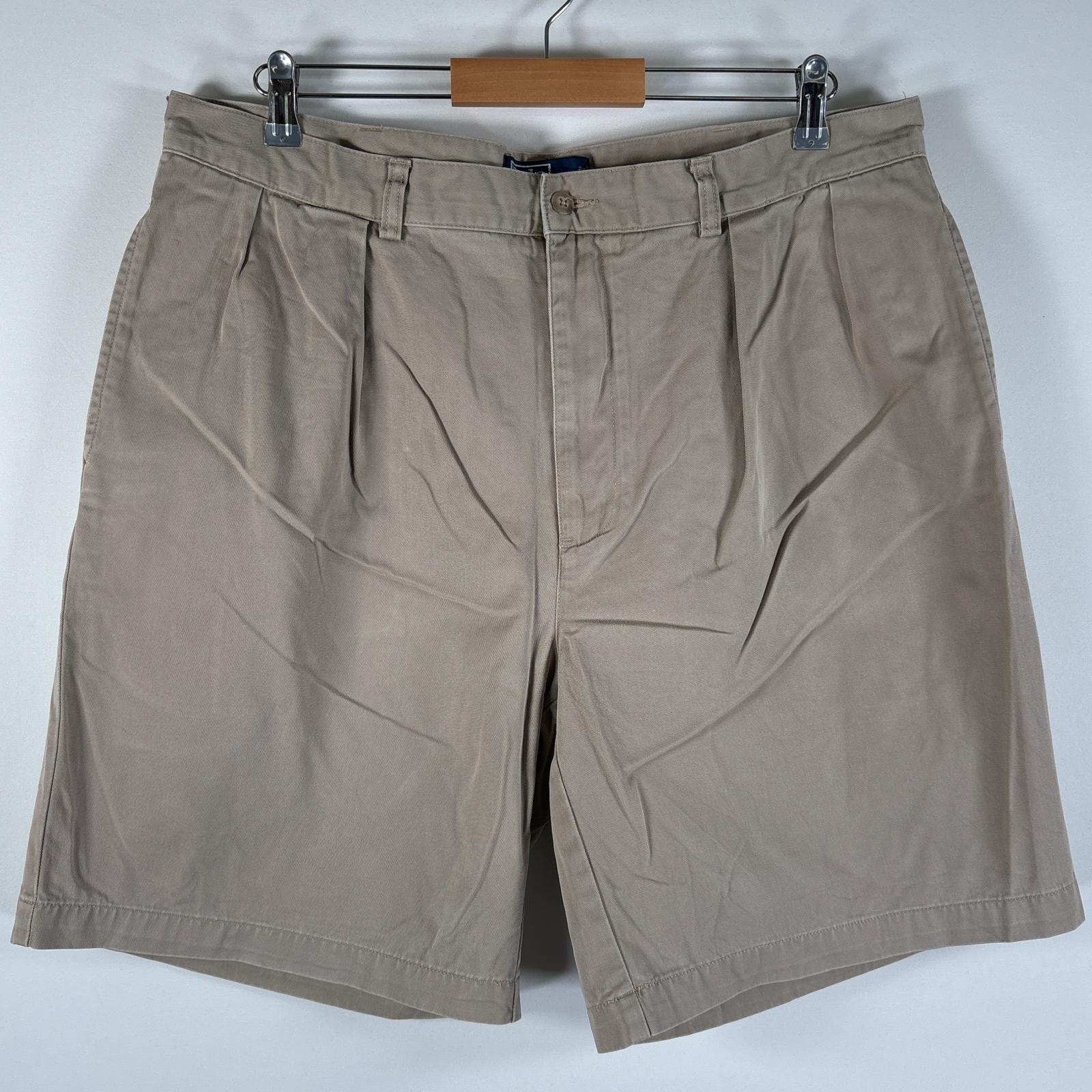 古着 90's/90年代 ポロバイラルフローレン Polo by Ralph Lauren ショートパンツ チノパン ポロチノ 大きいサイズ w38  ベージュ系 メンズ