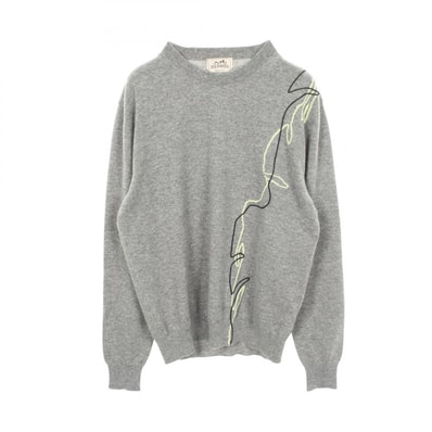 エルメス HERMES ニット 衣料品 トップス カシミヤ メンズ グレー系 【中古】