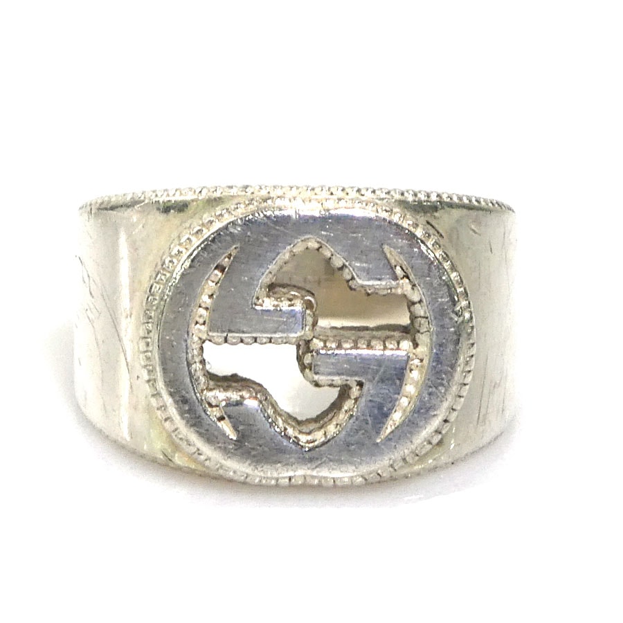 グッチ GUCCI リング・指輪 シルバー925 シルバー メンズ 19.5号【中古】 h31448a