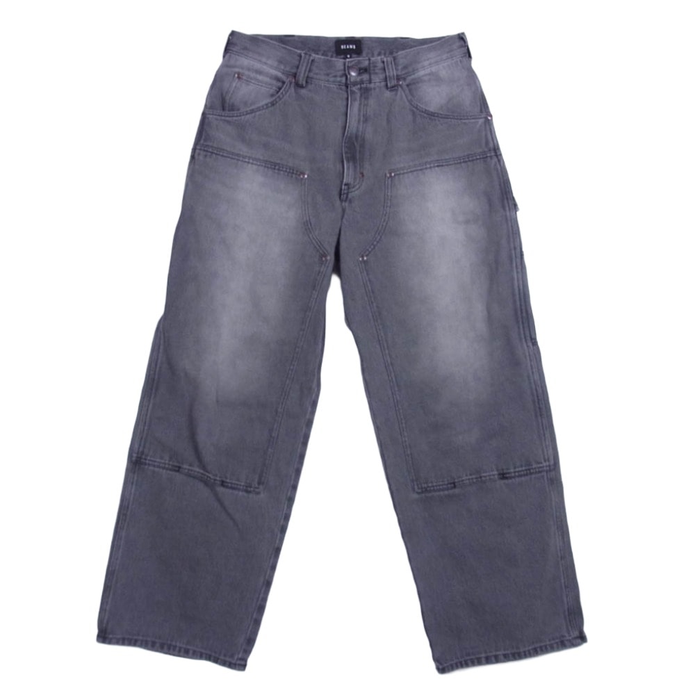 BEAMS ビームス デニムパンツ 243M40BM01 × Dickies ディッキーズ 別注 Denim Painter Pants デニムペインターパンツ グレー系 M【中古】