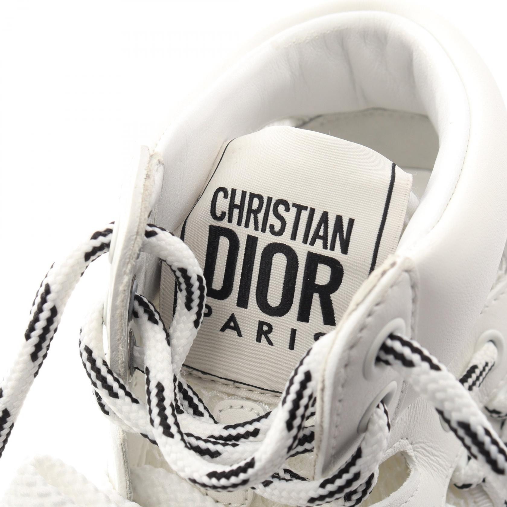 A (未使用に近い)】ディオール Dior DIOR First スニーカー 靴 レザー
