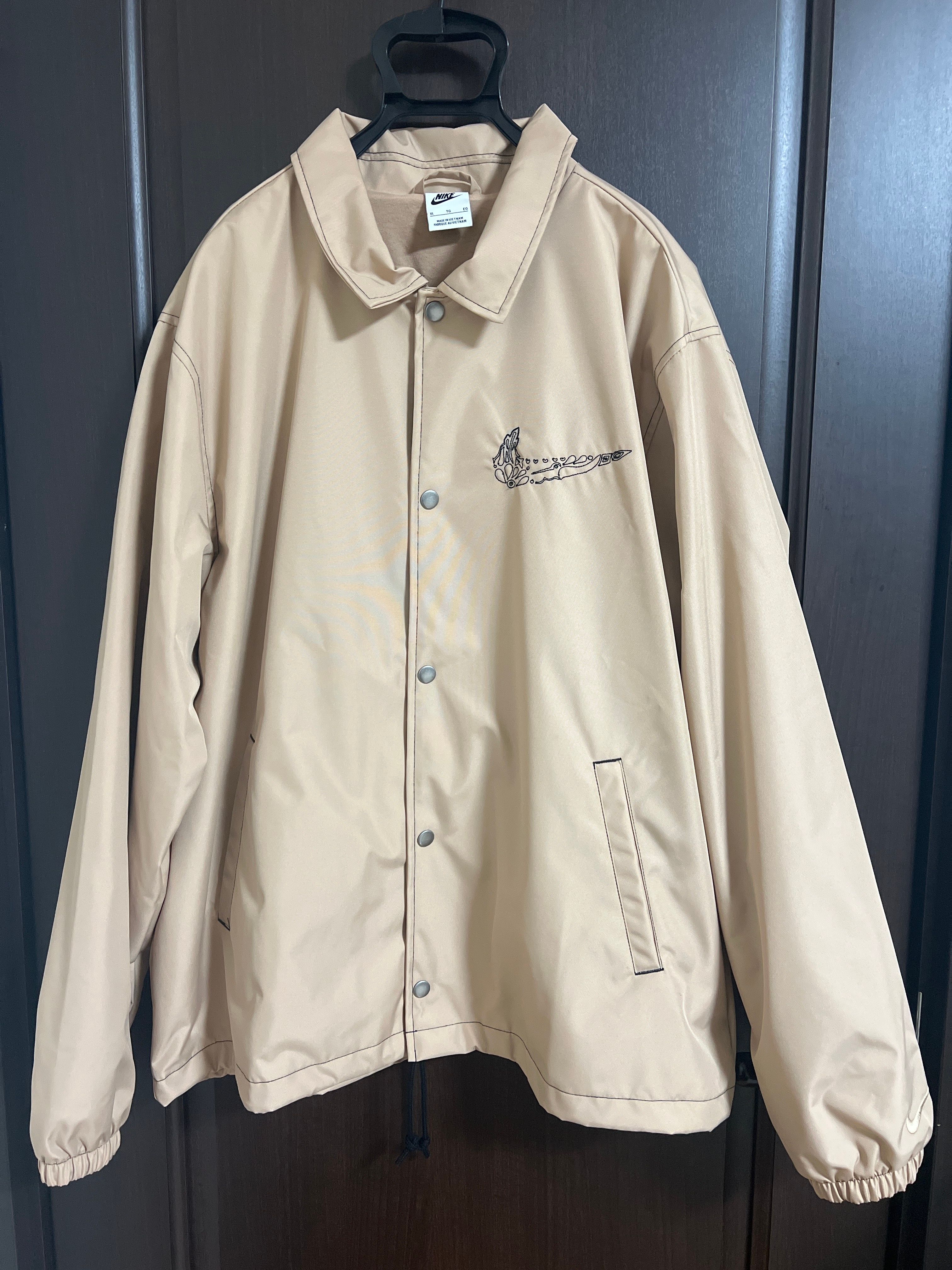 Nike Día De Muertos Coach Jacket "Beige"