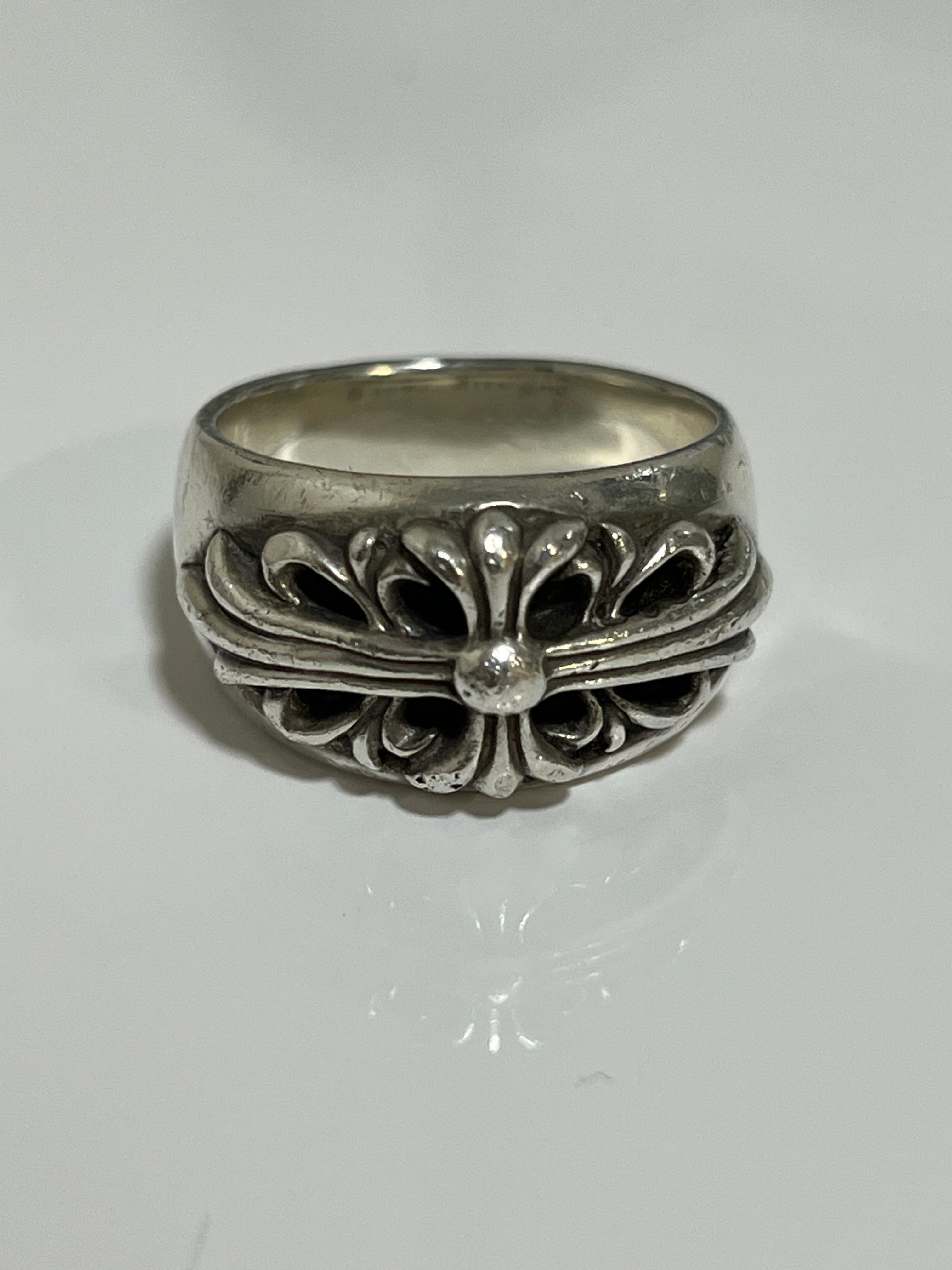Chrome Hearts Floral Cross Ring "Silver"