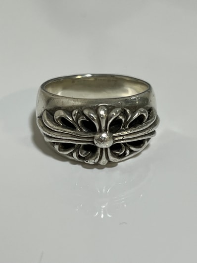 Chrome Hearts Floral Cross Ring "Silver"