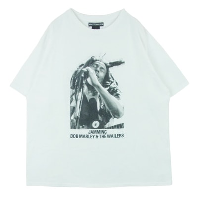WACKO MARIA ワコマリア ONE LOVE BOB MARLEY T-SHIRT ワンラブ ボブマーリー 半袖 Tシャツ コットン ホワイト系 XXL【中古】