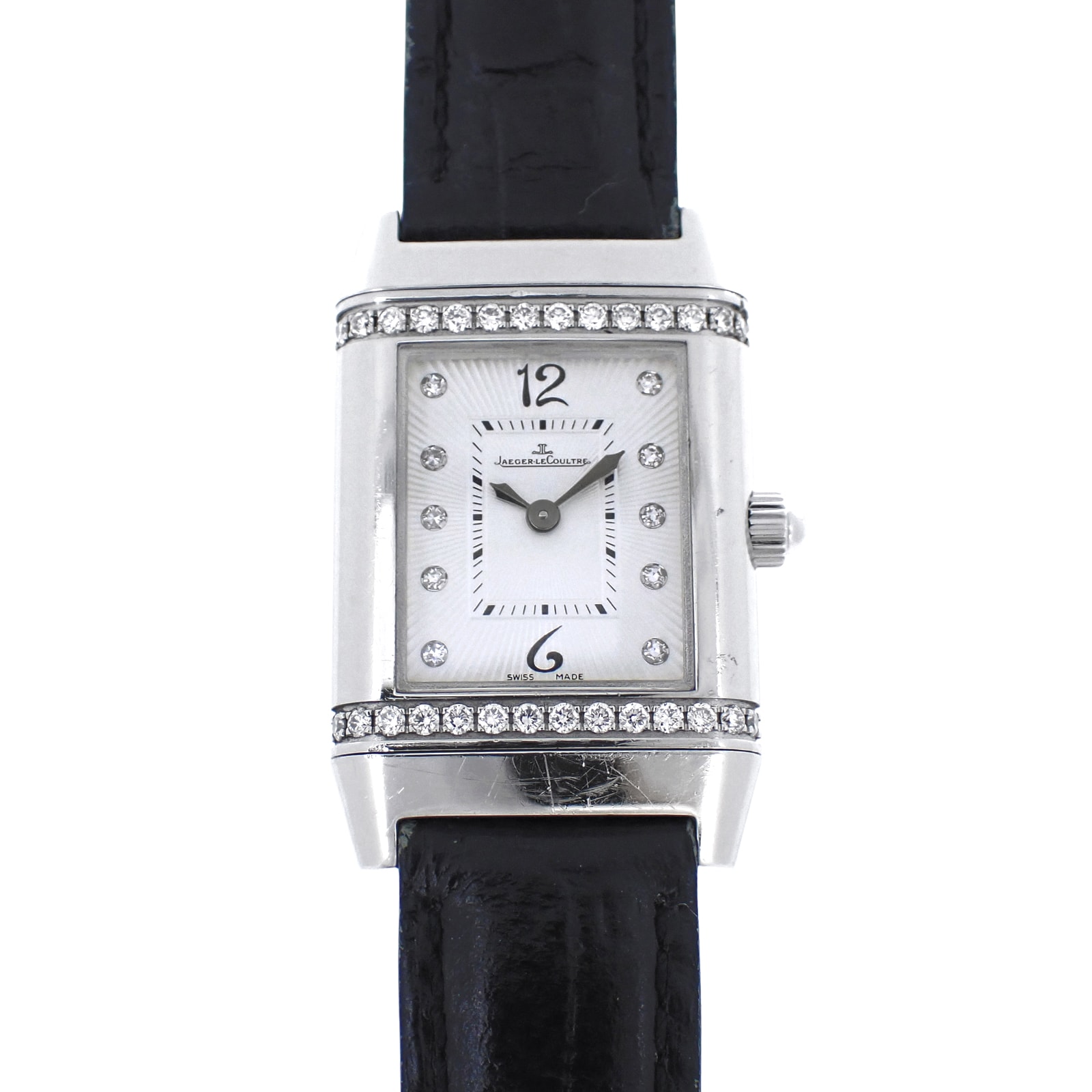 ベゼルダイヤ JAEGER LECOULTRE ジャガールクルト  レベルソ レディ 10PD  265.8.47 Q2658430  レディース 腕時計
