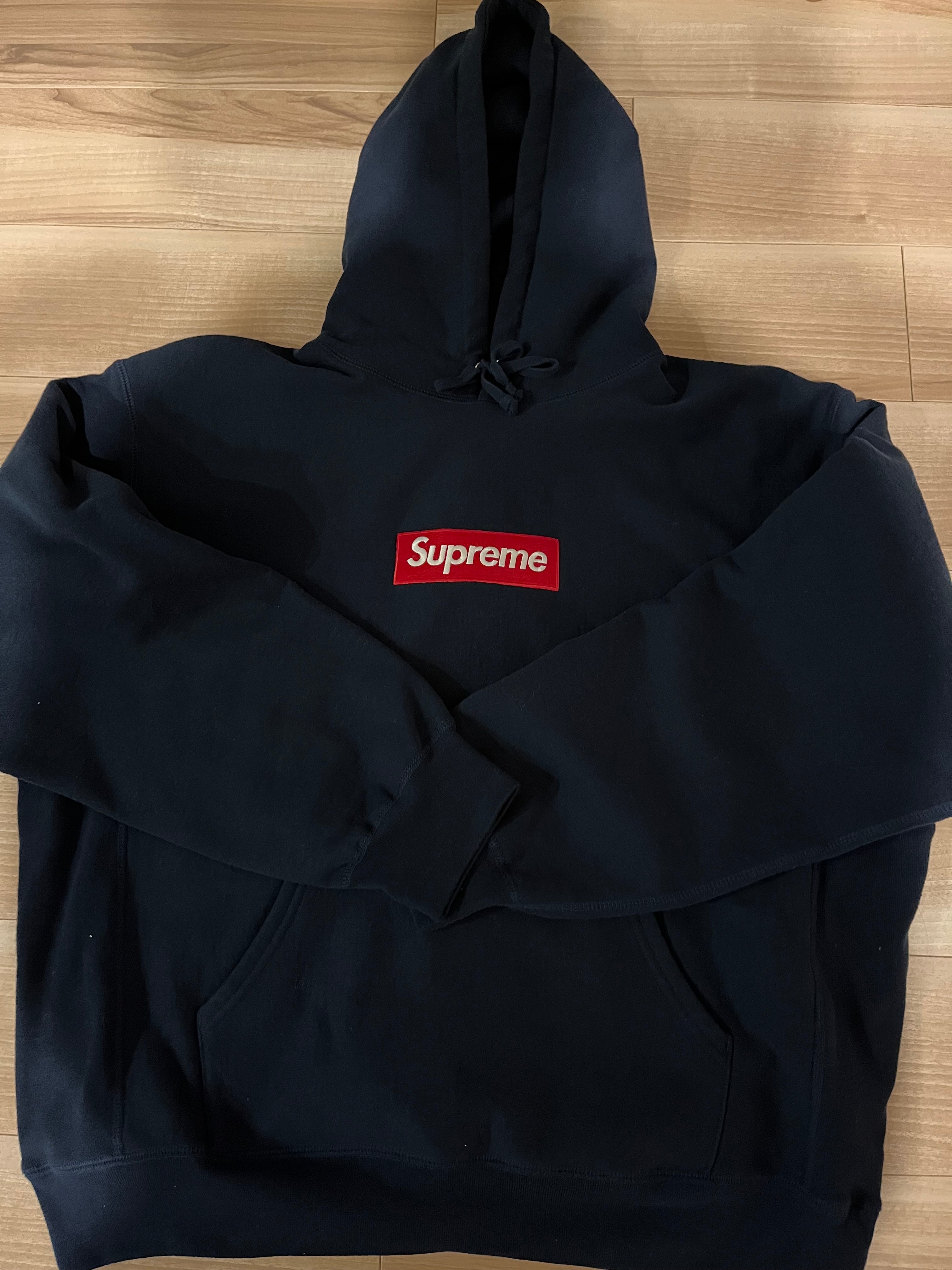 Supreme Box Logo Hooded Sweatshirt "Navy" (24FW)