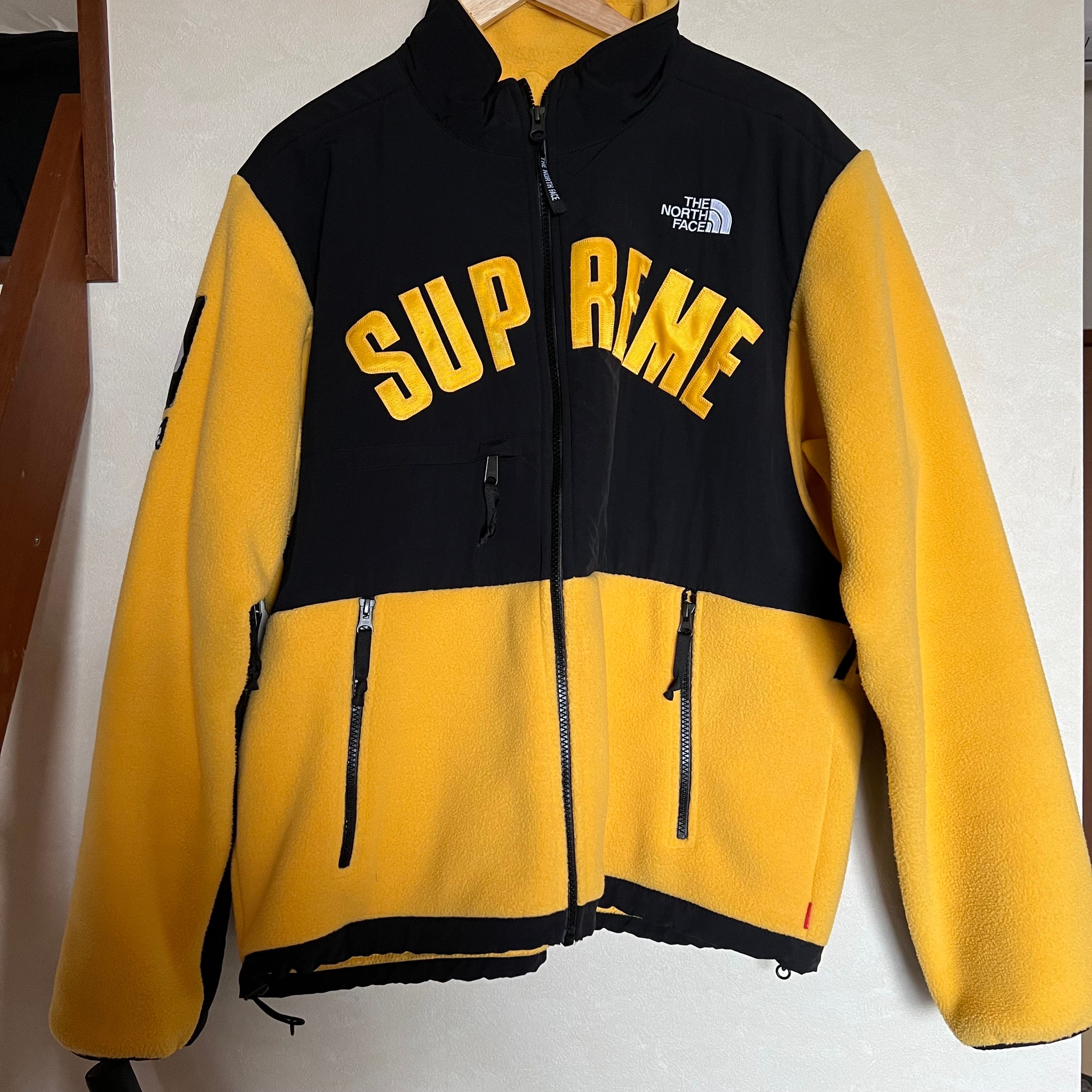 Supreme x The North Face Arc Logo Denali Fleece Jacket "Yellow"