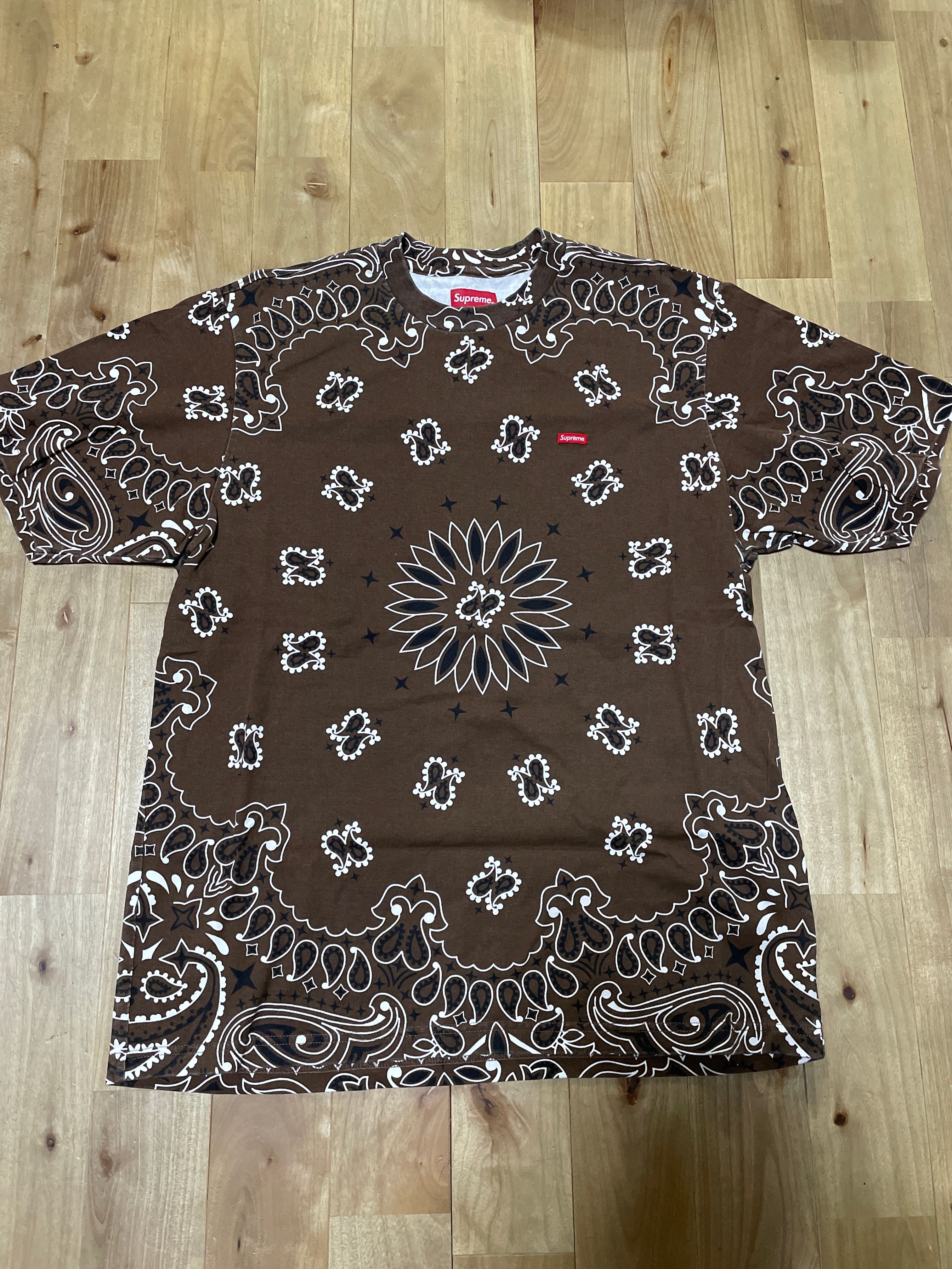 Supreme Small Box Tee "Bandana Brown"(21SS)