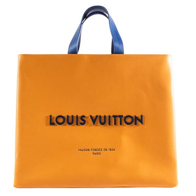 【未使用】LOUIS VUITTON ルイ・ヴィトン ショッパートート MM ショルダーバッグ M24457 2024年春夏コレクション カーフ イエロー【中古】