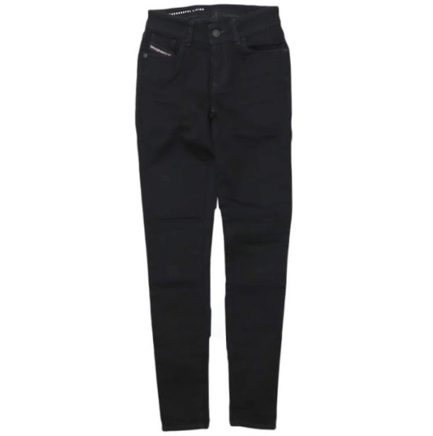 DIESEL ディーゼル 2017 SLANDY スキニージーンズ A04108 069EF W24 BLACK ジップフライ デニムパンツ 定価30,800円 ボトムス g28448
