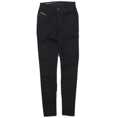 DIESEL ディーゼル 2017 SLANDY スキニージーンズ A04108 069EF W24 BLACK ジップフライ デニムパンツ 定価30,800円 ボトムス g28448