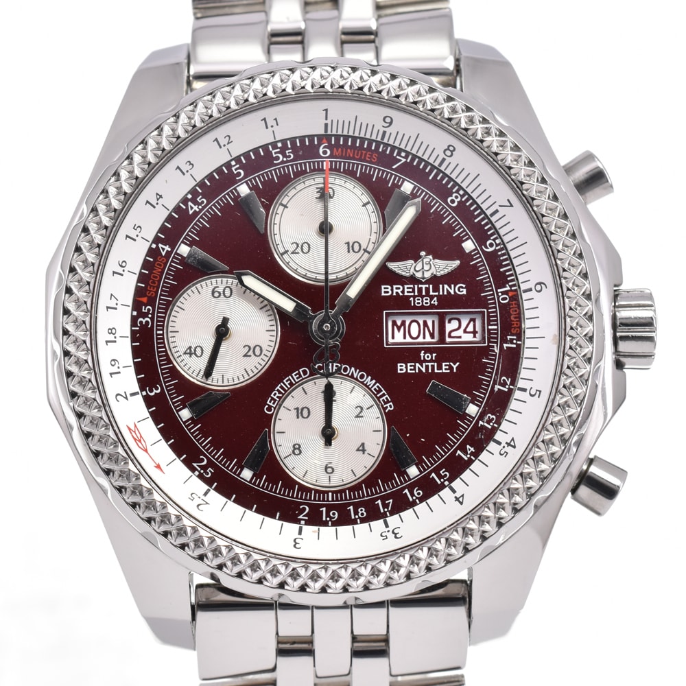 ブライトリング BREITLING A13362 ベントレーGT クロノグラフ 自動巻き メンズ 箱付き H#144733
