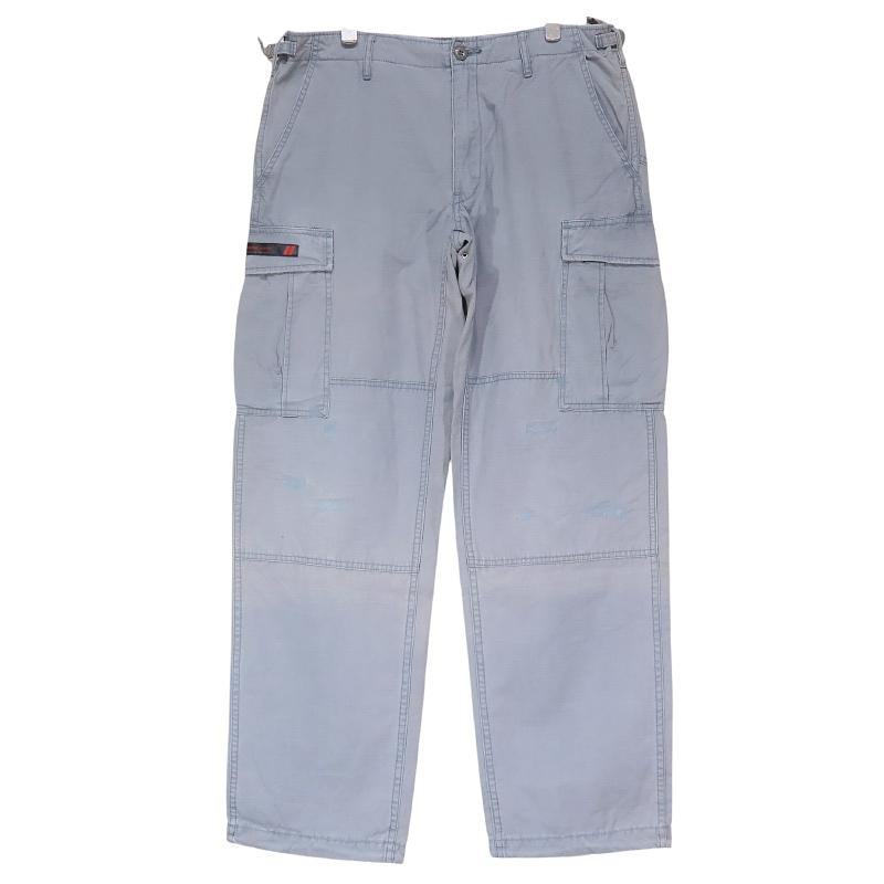 WTAPS ダブルタップス 10SS JUNGLE.STOCK/TROUSERS.FATIGUE.CTN.RIPSTOP 101GWDT-PTM01 ジャングル ストック トラウザーズ グレー 6ポケ カーゴ パンツ ボトムス サイズM