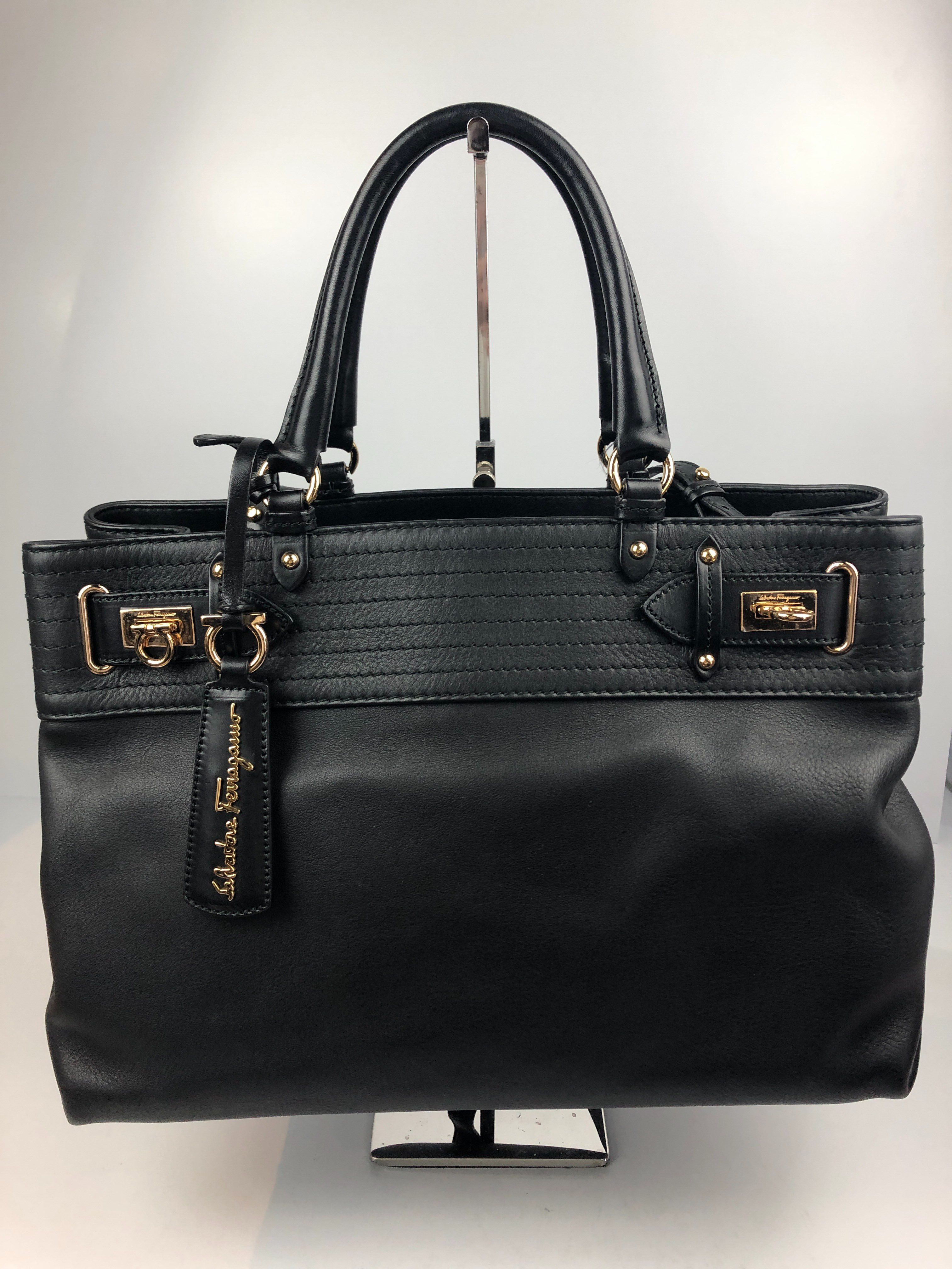 Salvatore Ferragamo ガンチーニ  2wayトートバッグ 