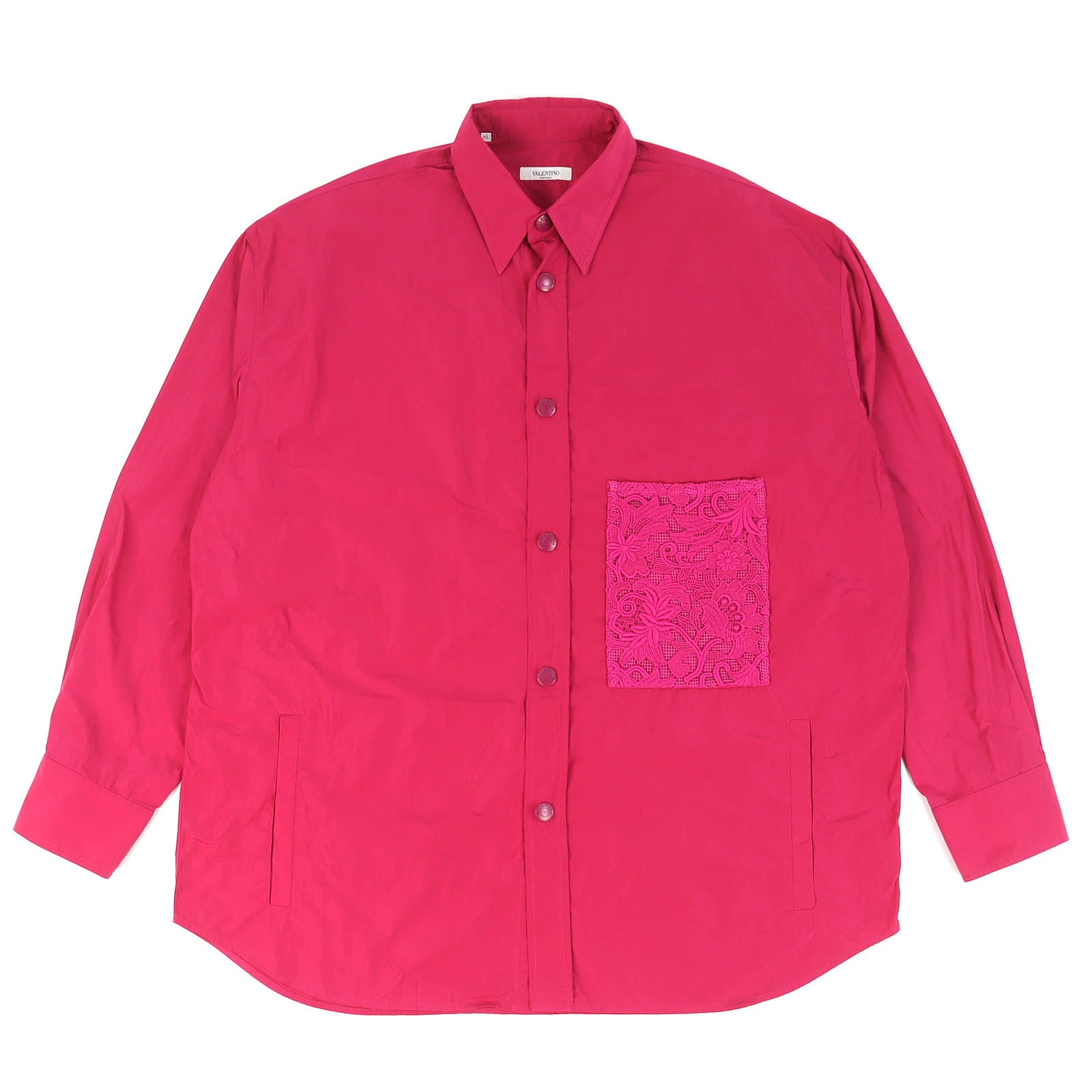 美品 ヴァレンティノ ナイロン シャツジャケット XL VV0CIH367BR